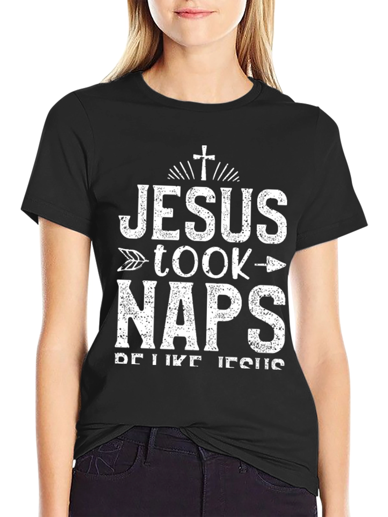 Jesus Took Naps Graphic Tee