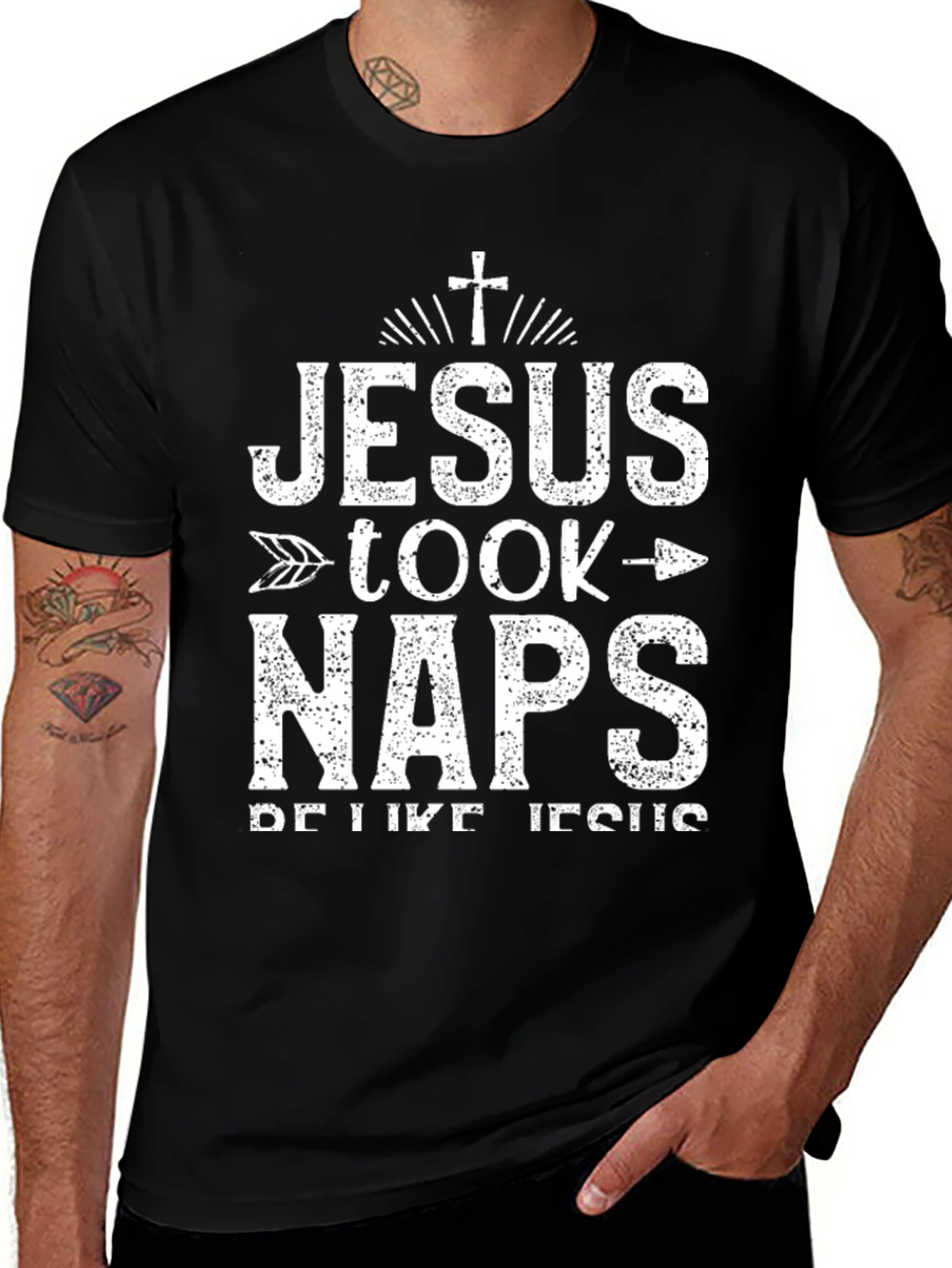 Jesus Took Naps Graphic Tee