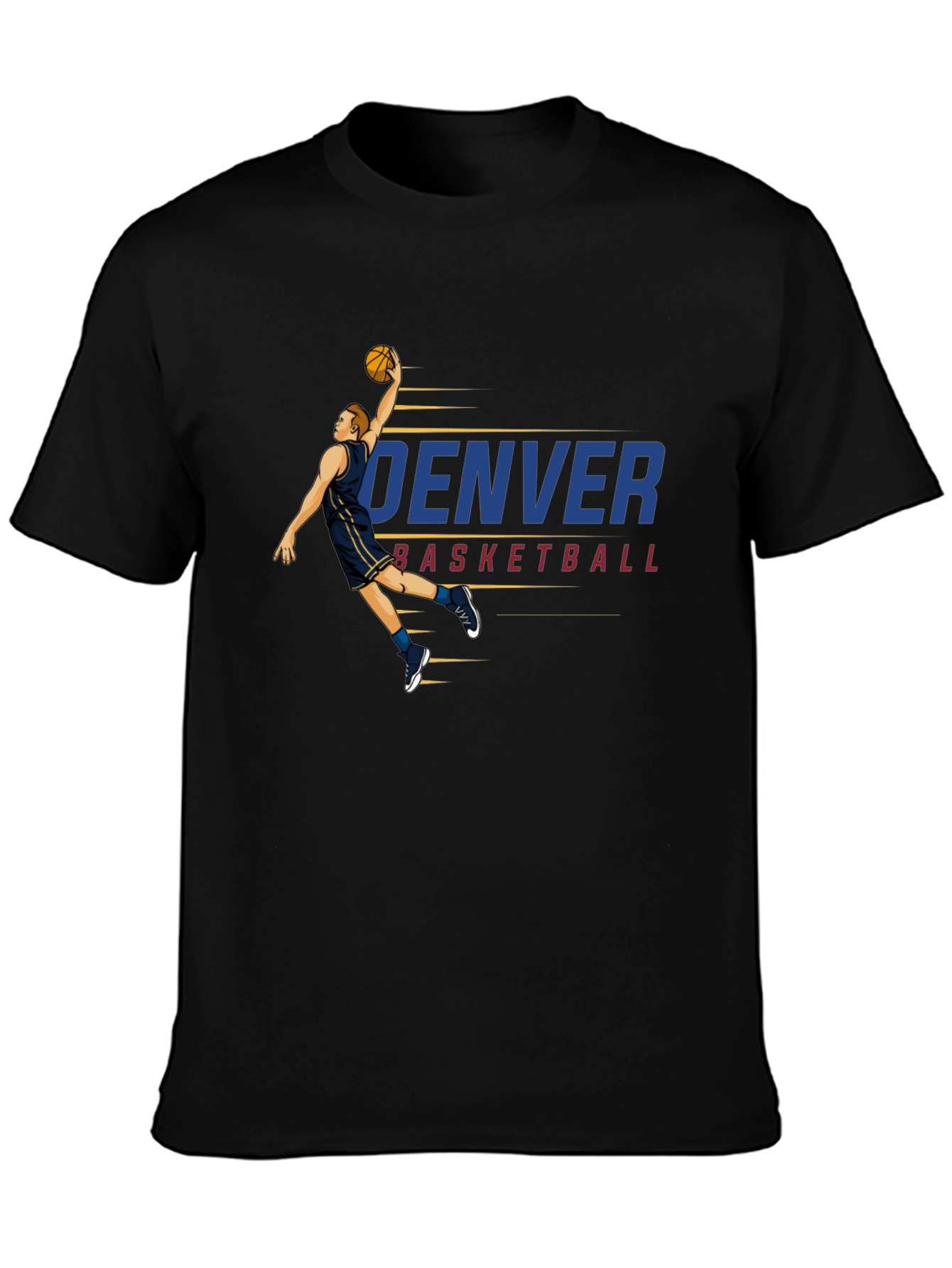 Denver Basketball Graphic T-Shirt