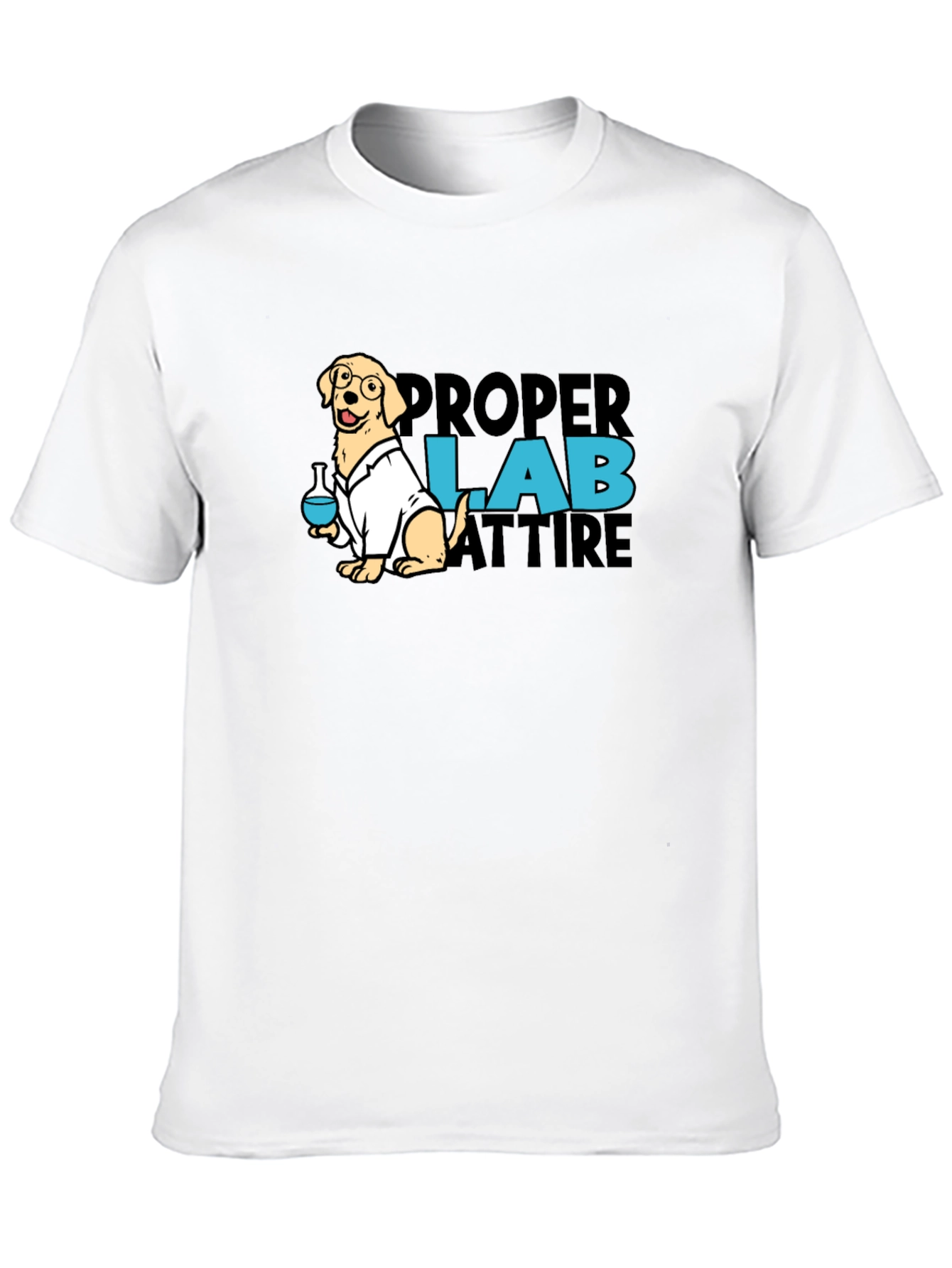 Proper Lab Attire Dog T-Shirt