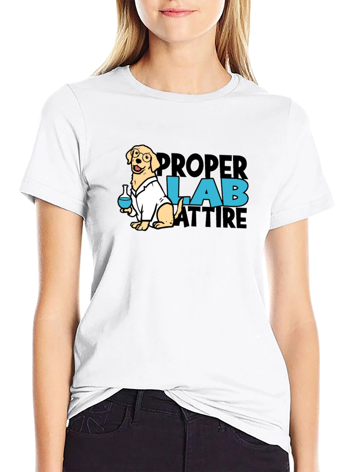 Proper Lab Attire Dog T-Shirt