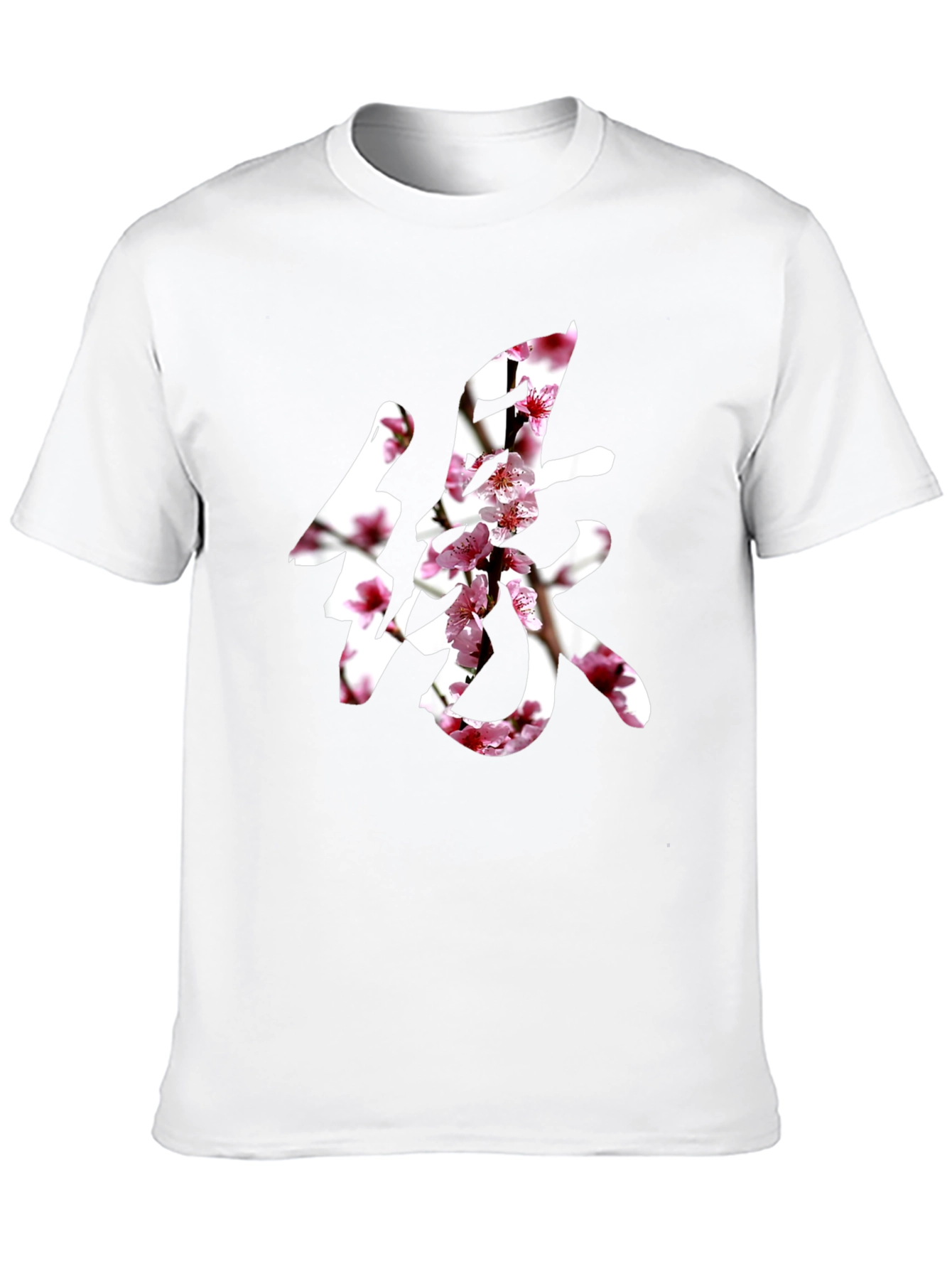 Floral Kanji Graphic T-Shirt