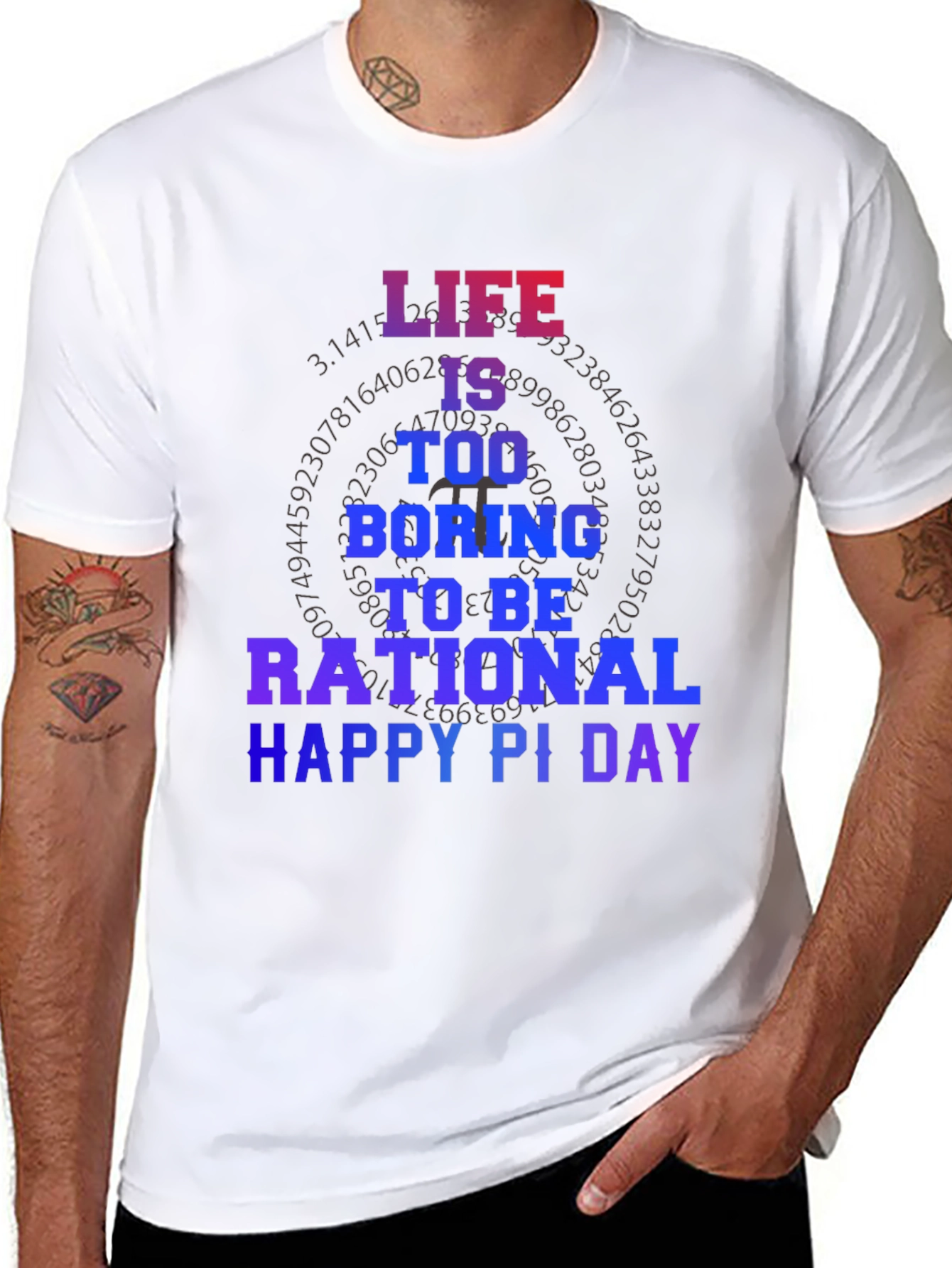 Life Too Boring Pi Day T-Shirt