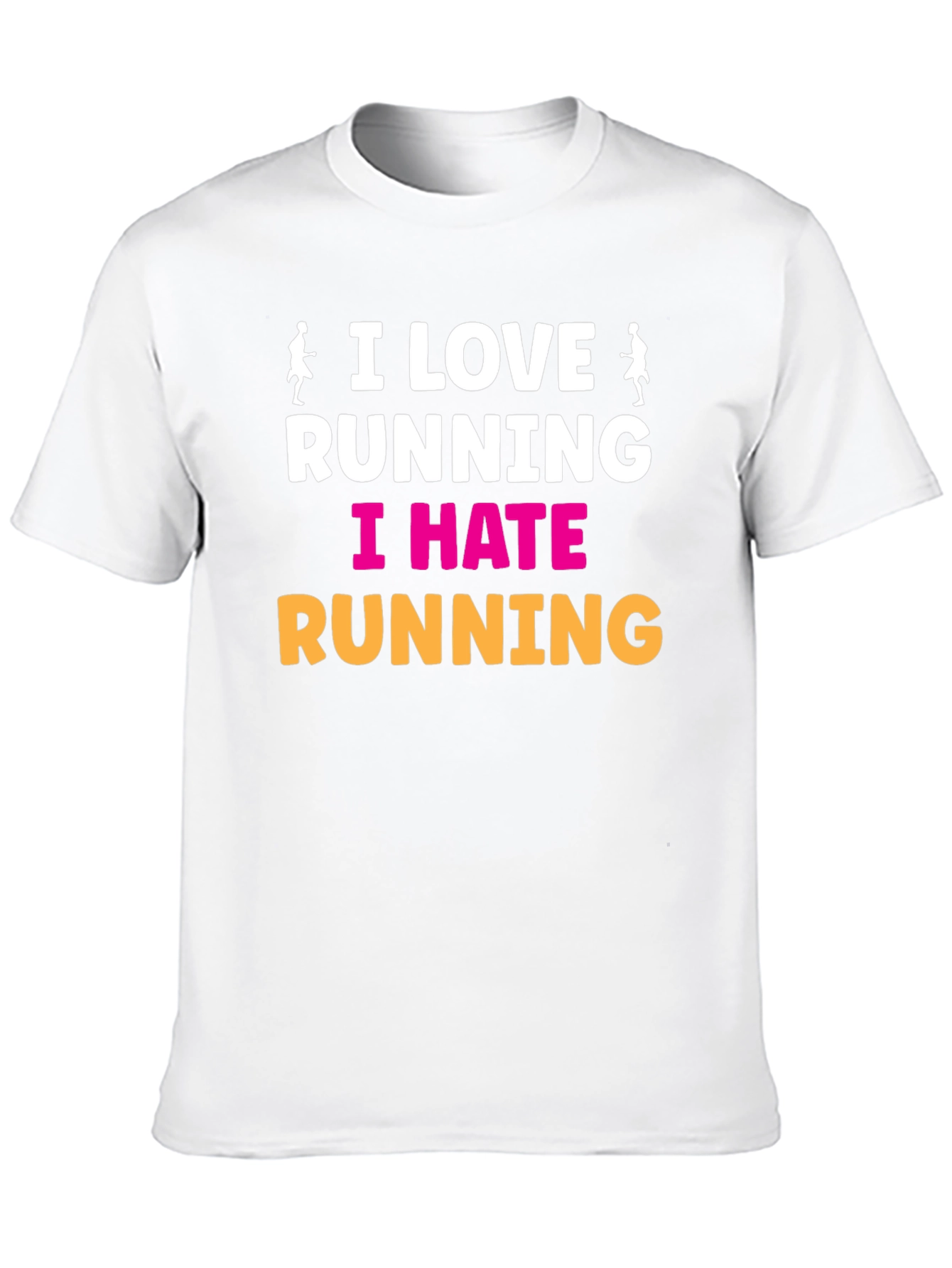 I Love Running I Hate Running Graphic Tee