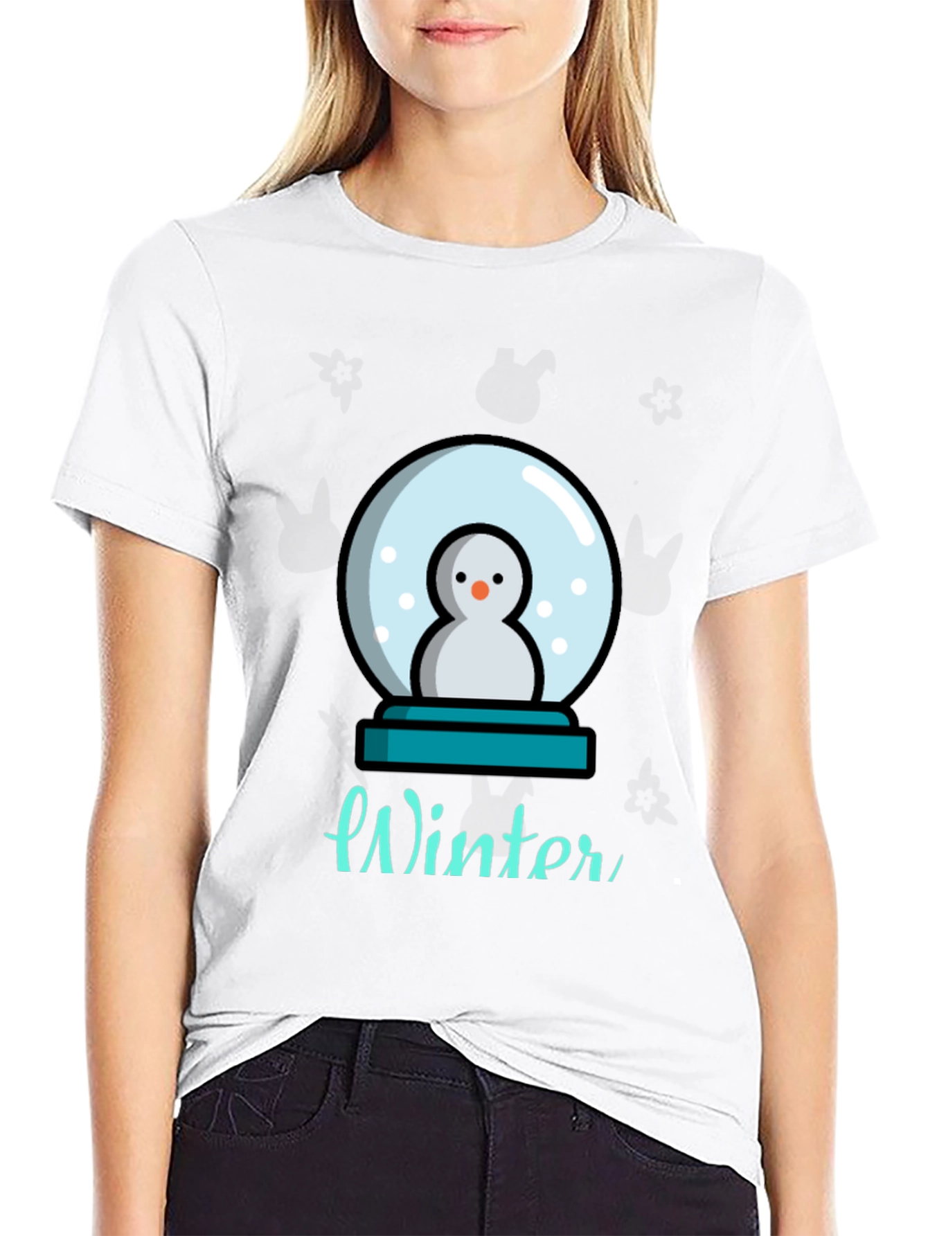 Winter Snow Globe Graphic Tee