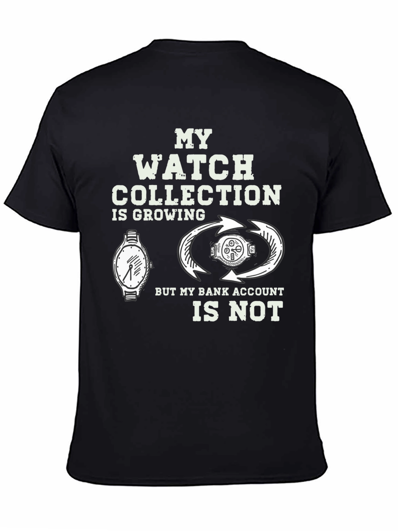 Watch Collection Funny Graphic T-Shirt