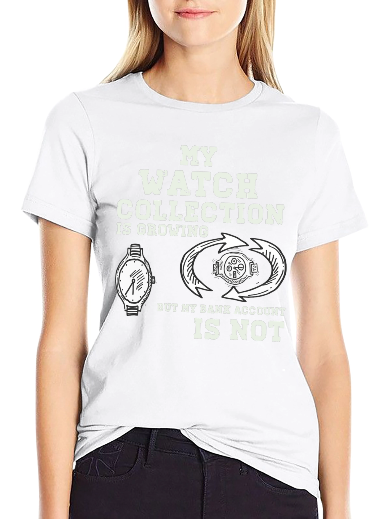 Watch Collection Funny Graphic T-Shirt