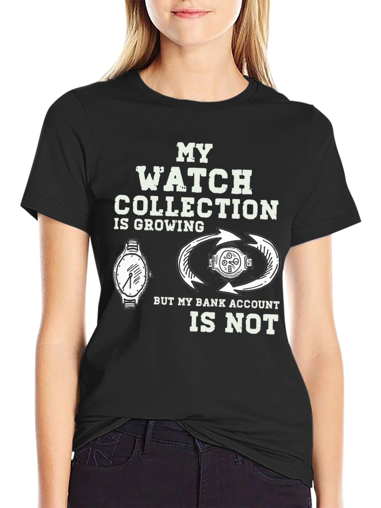 Watch Collection Funny Graphic T-Shirt