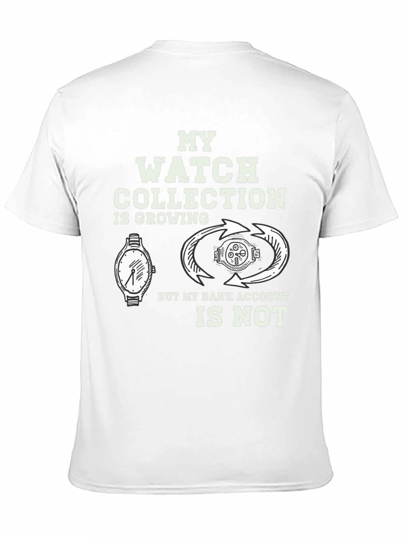 Watch Collection Funny Graphic T-Shirt