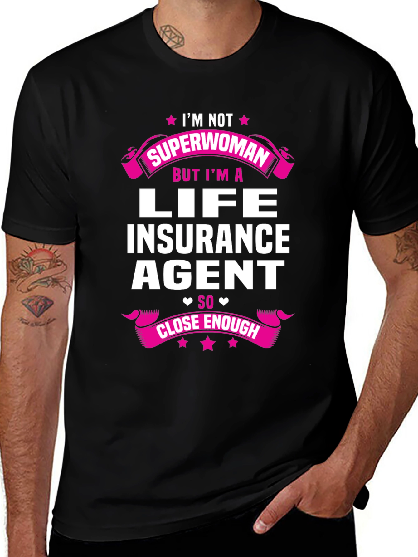 Life Insurance Agent Superwoman Funny T-Shirt