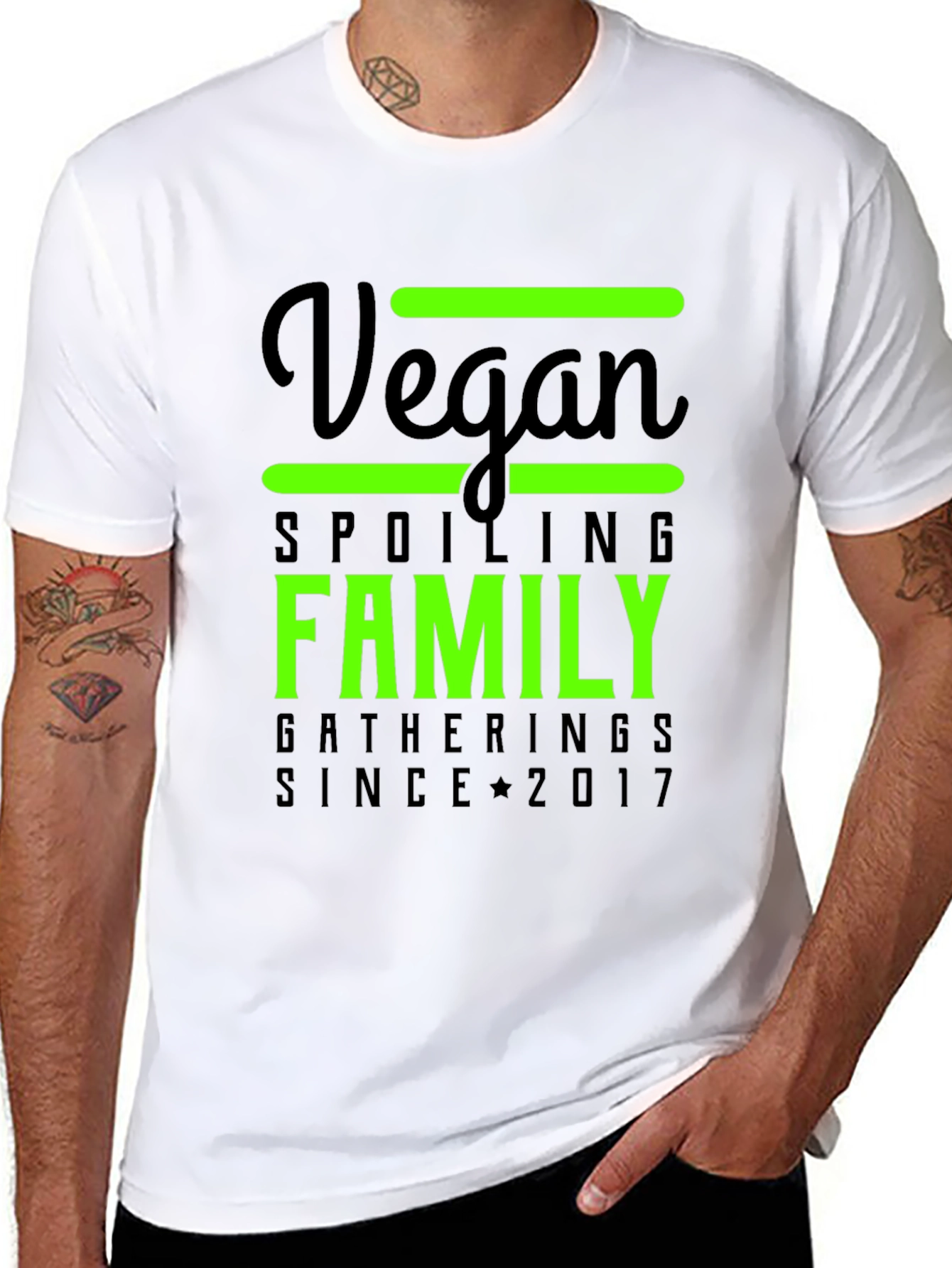 Vegan Family Spoiling Gatherings Tee