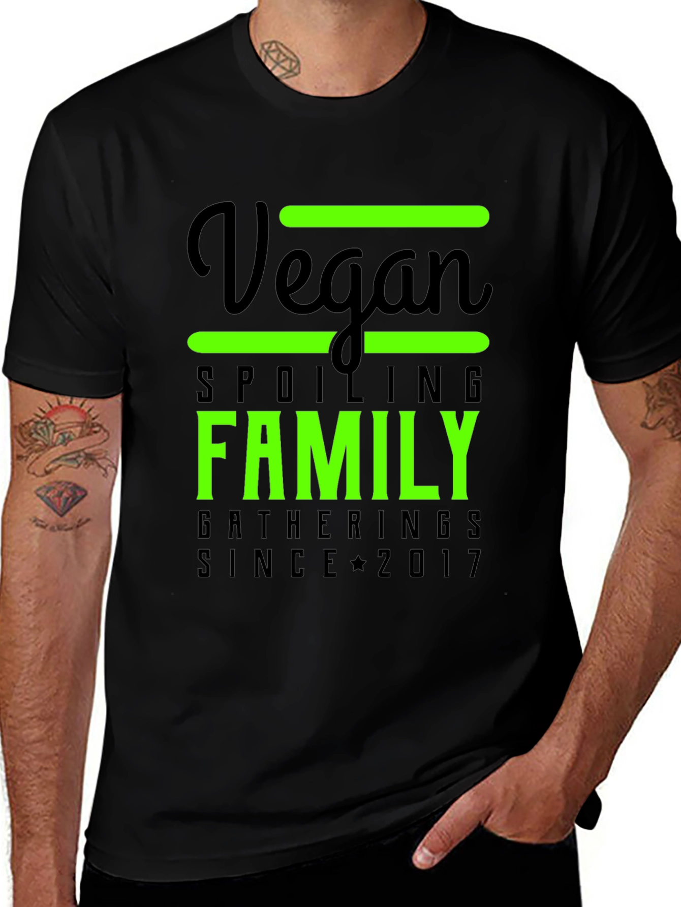 Vegan Family Spoiling Gatherings Tee