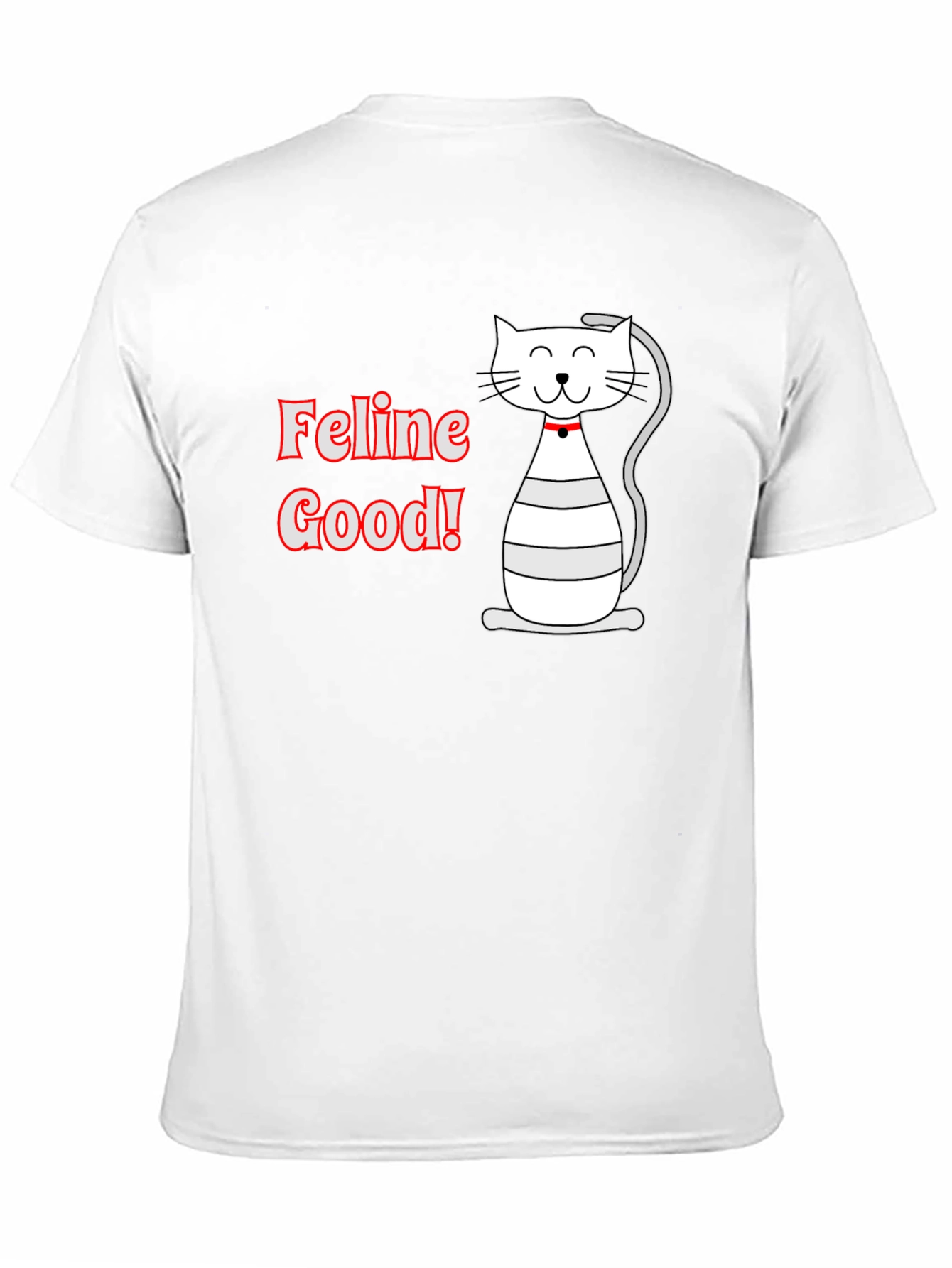 Feline Good T-Shirt - Cute Cat Graphic Tee