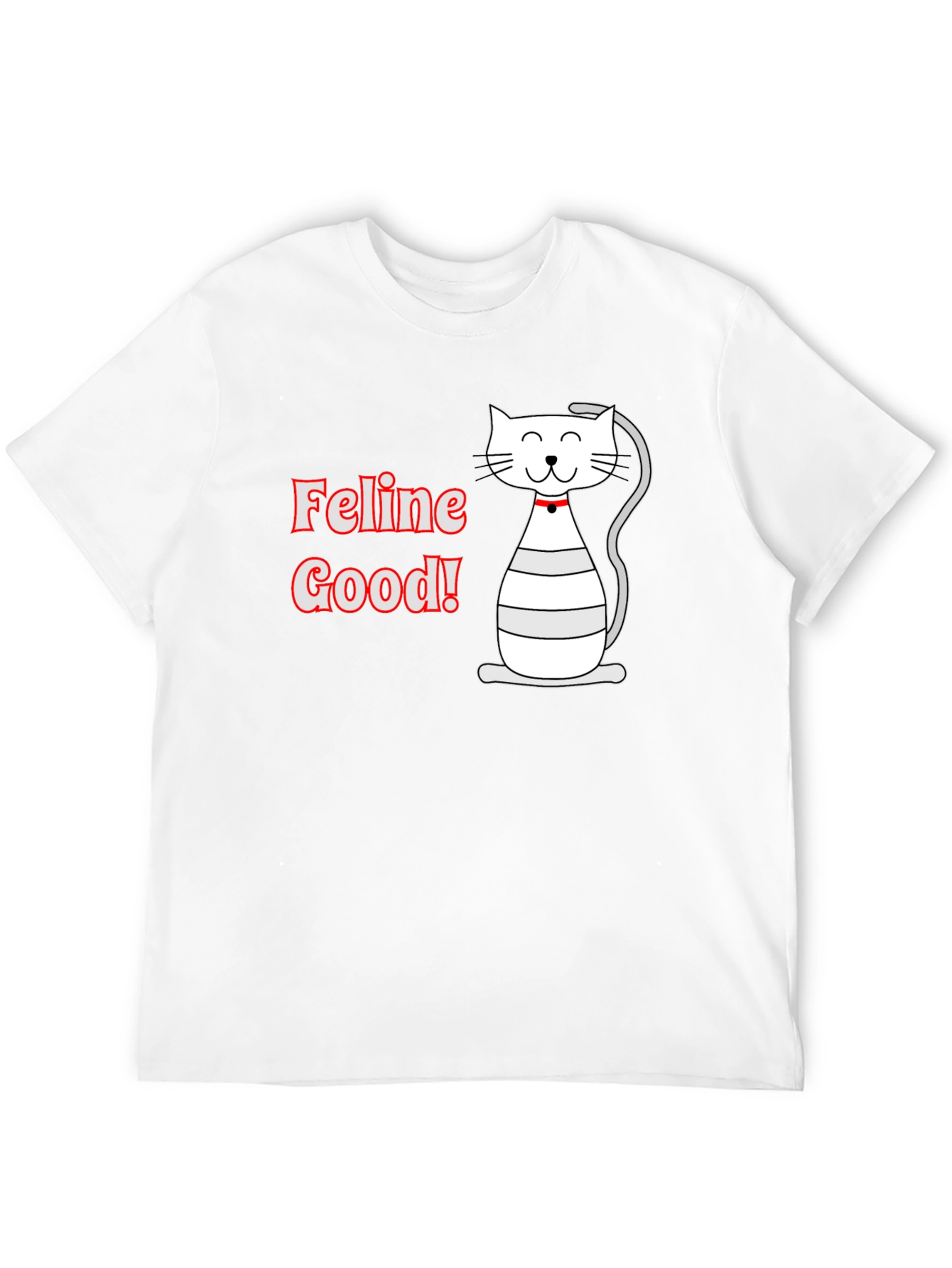 Feline Good T-Shirt - Cute Cat Graphic Tee
