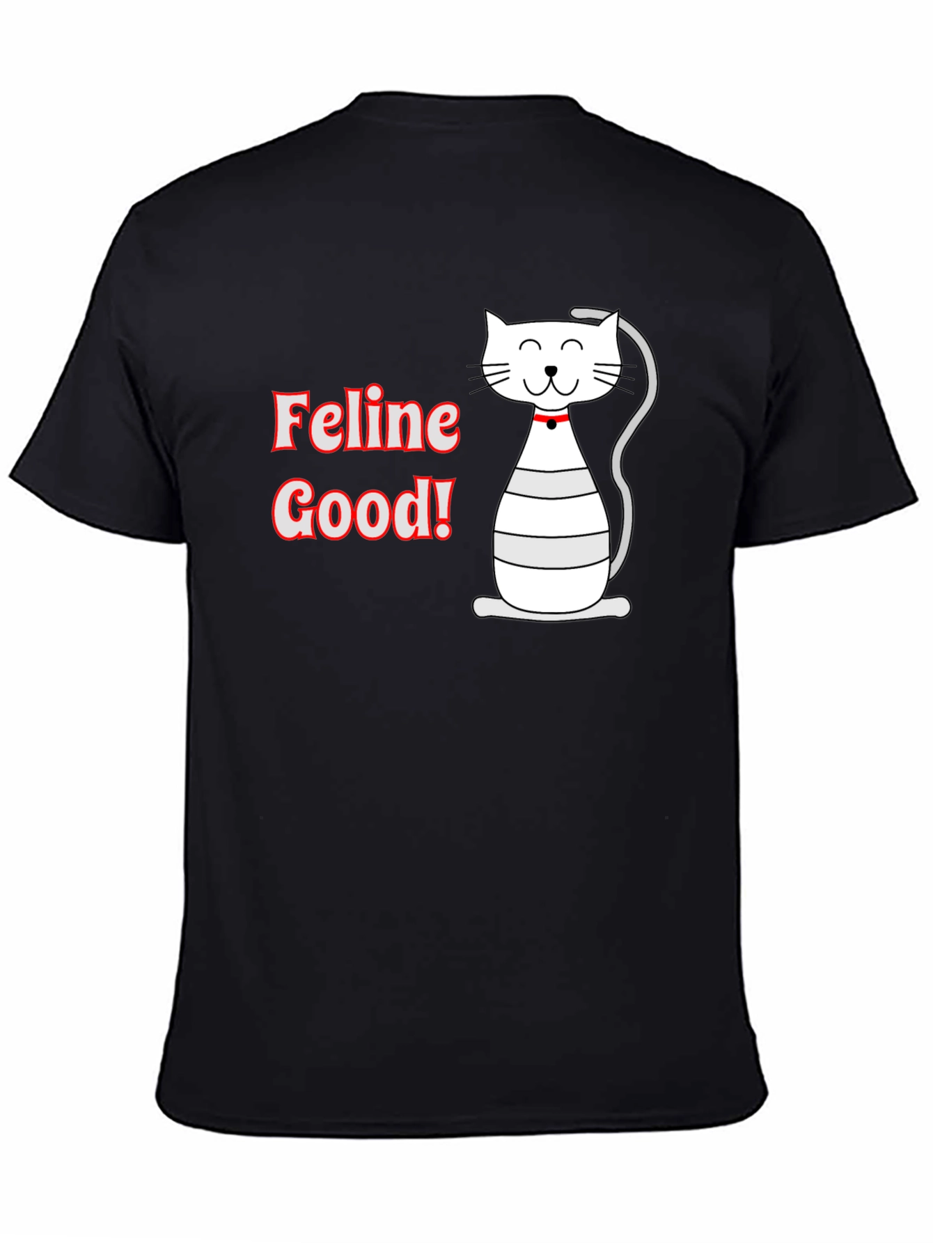 Feline Good T-Shirt - Cute Cat Graphic Tee