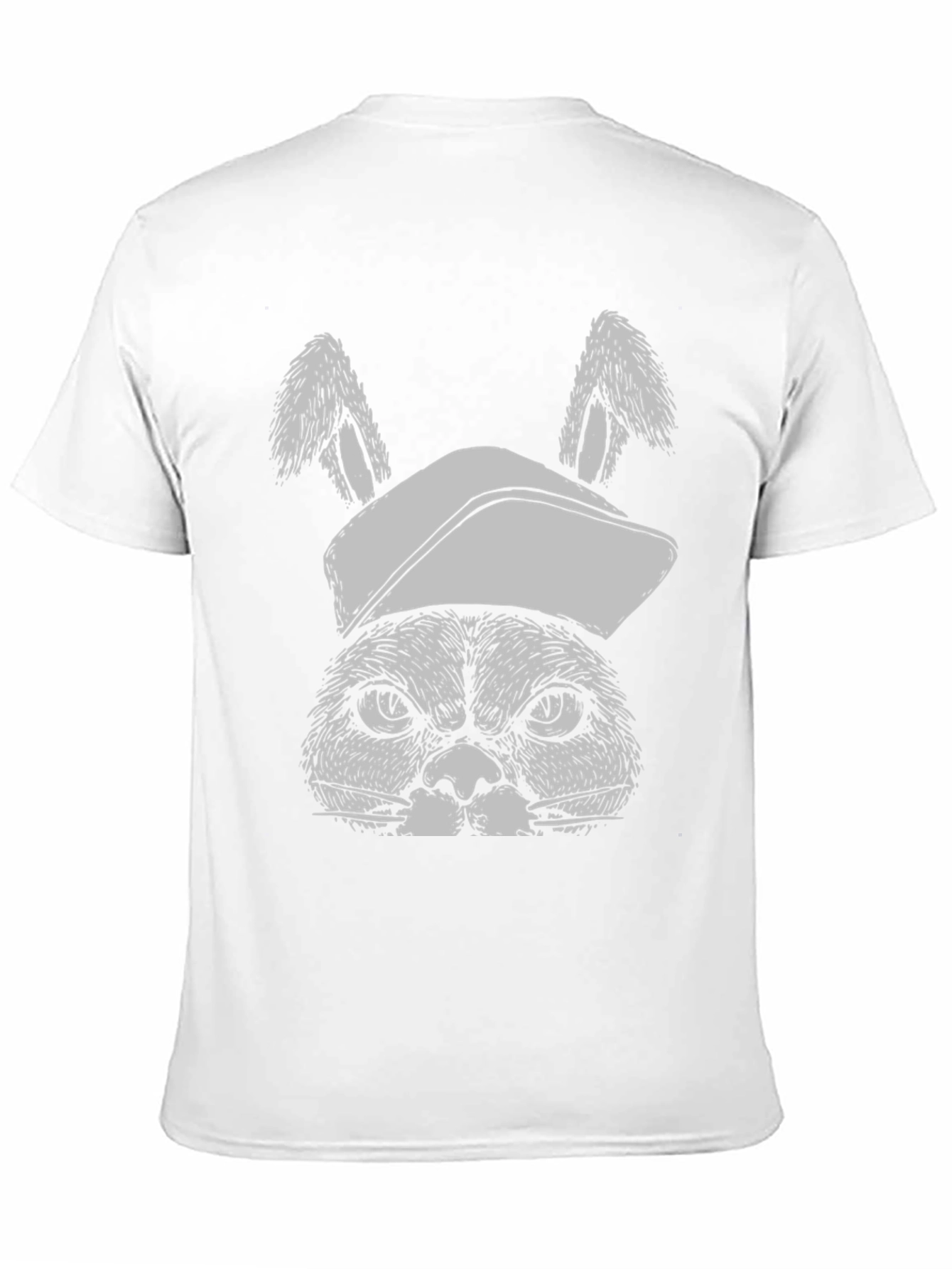 Grumpy Bunny Tee: Funny Graphic T-Shirt