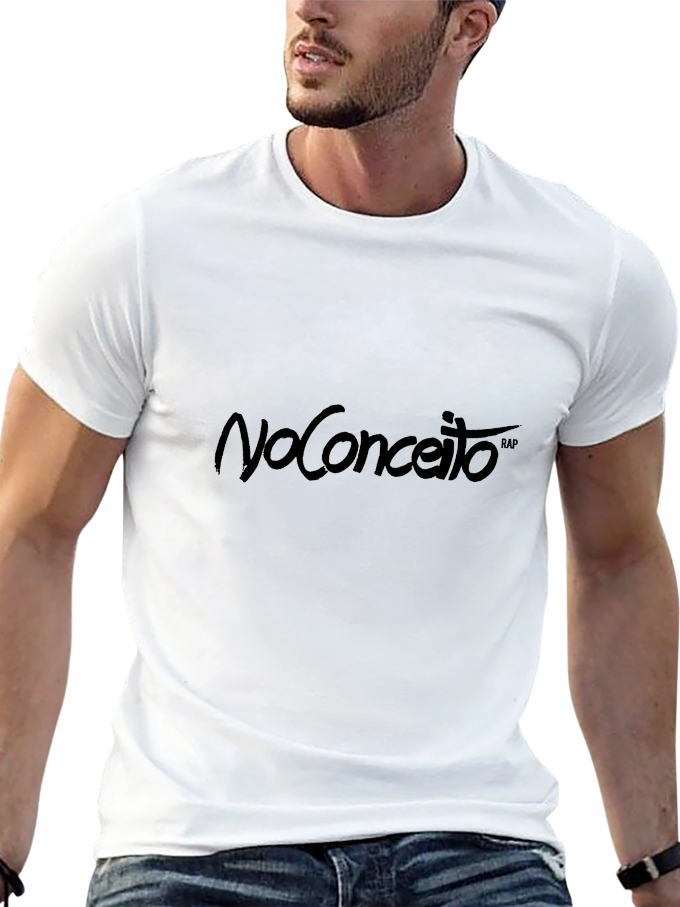 No Conceito Black Graphic Tee