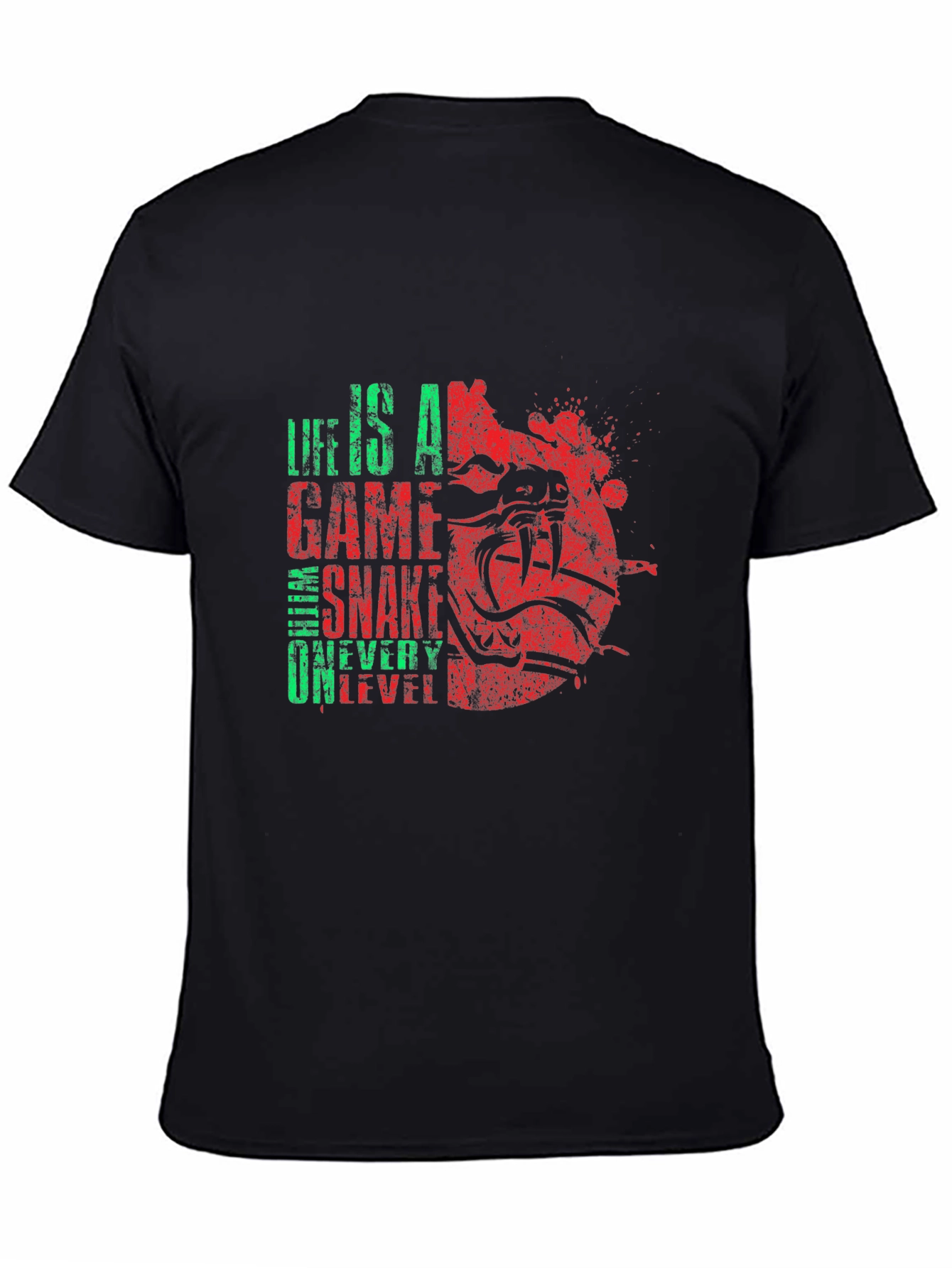 Life Is A Game Snake T-Shirt