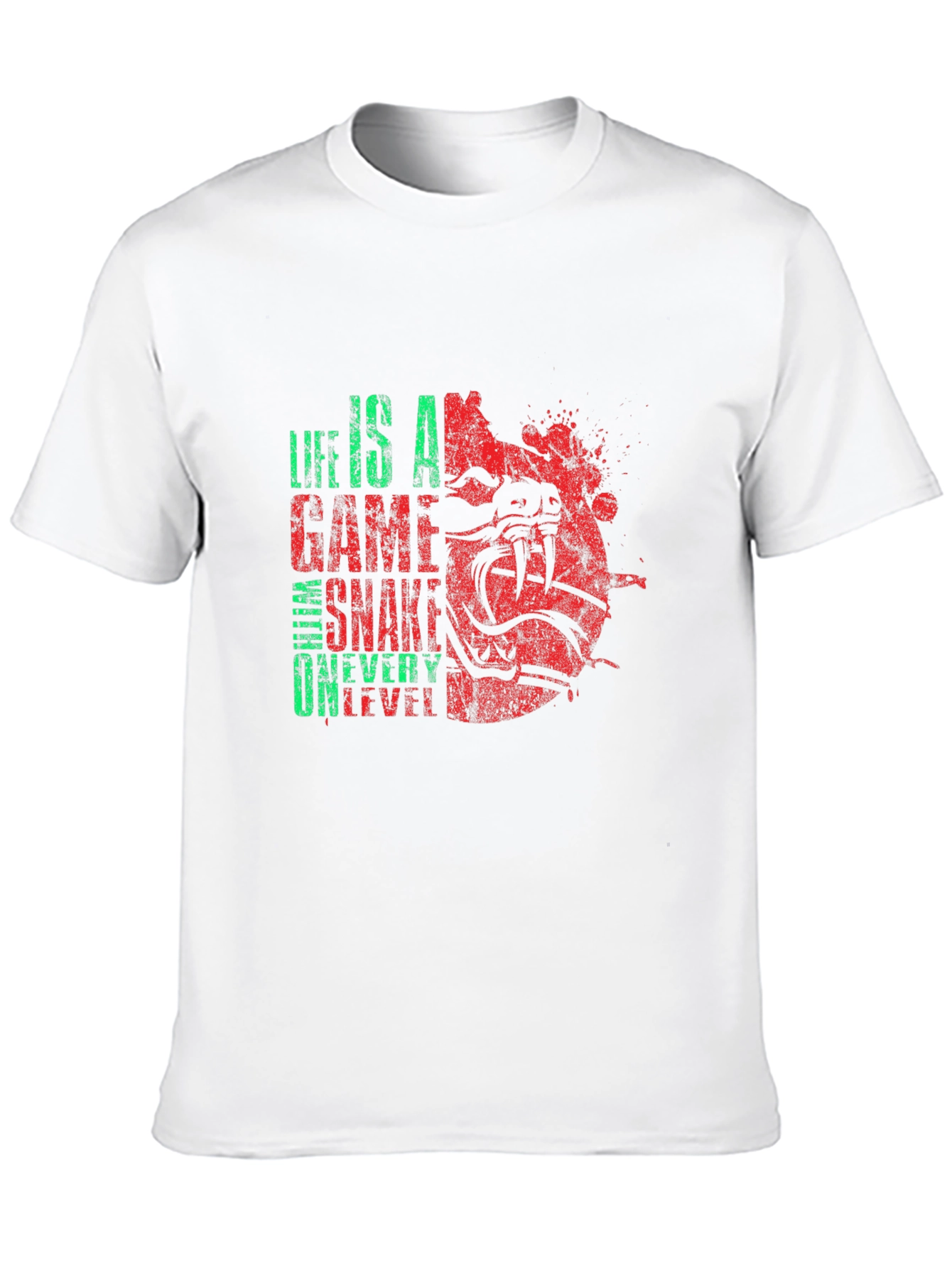 Life Is A Game Snake T-Shirt