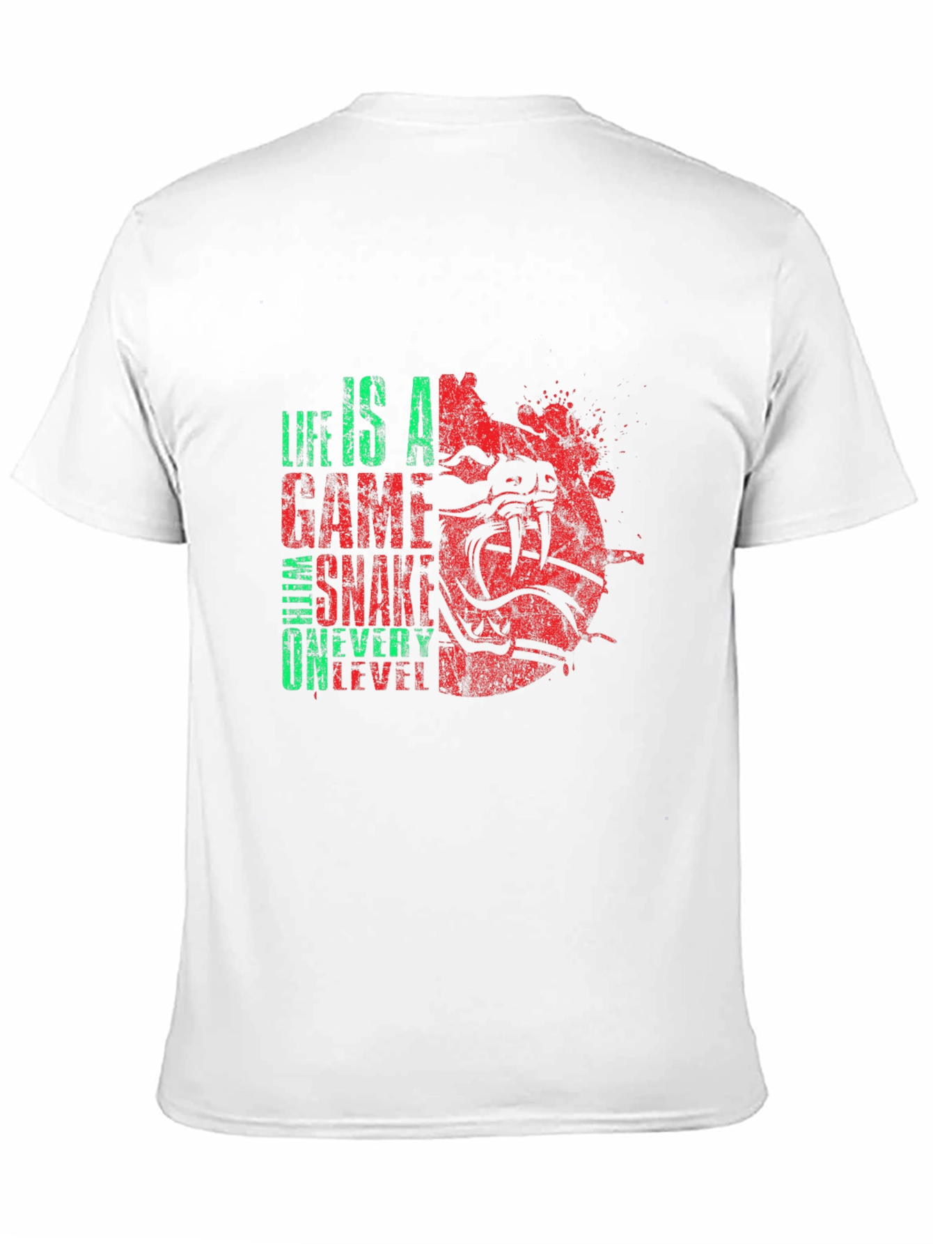 Life Is A Game Snake T-Shirt