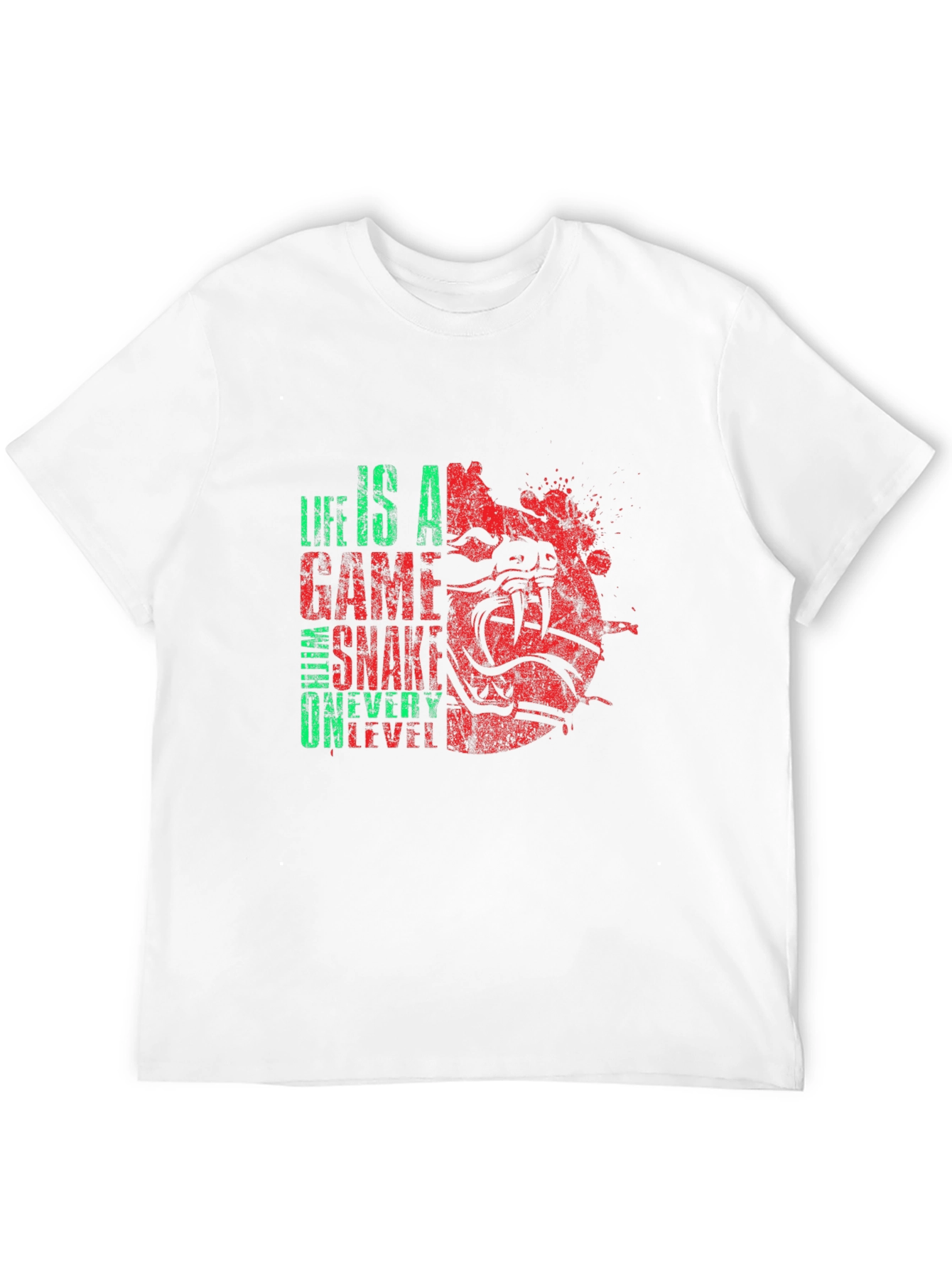 Life Is A Game Snake T-Shirt