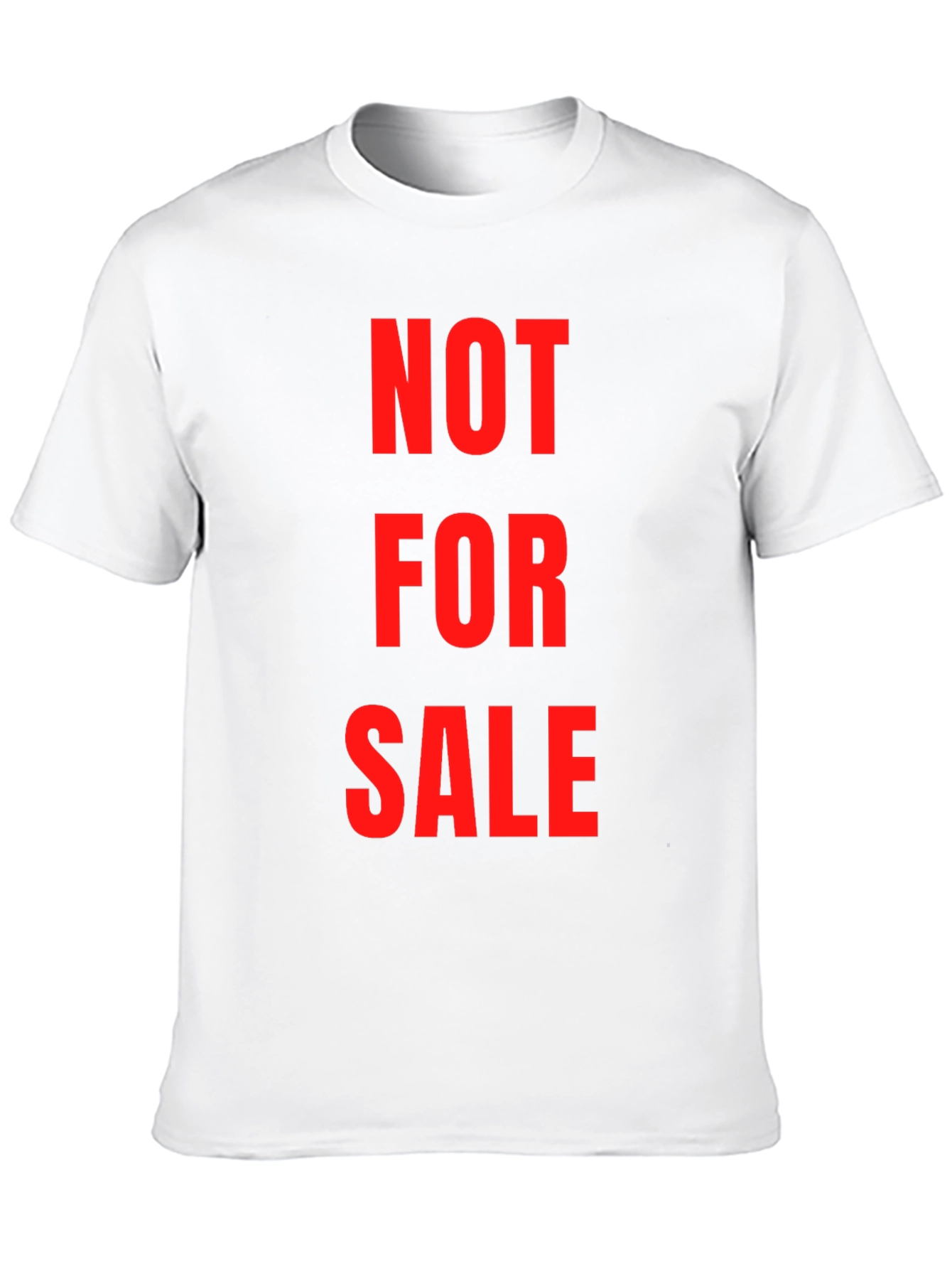 Not For Sale Black Graphic T-Shirt