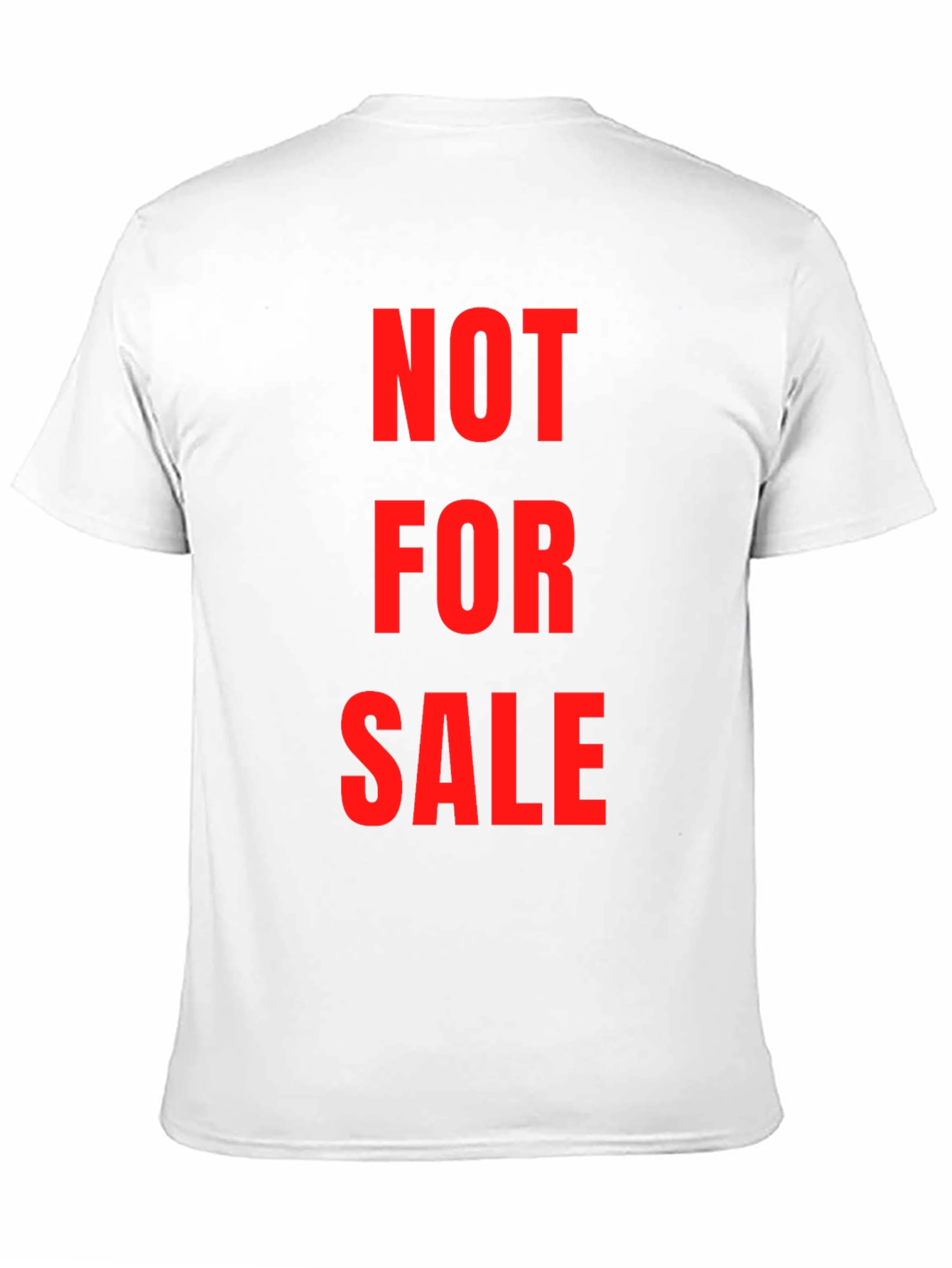 Not For Sale Black Graphic T-Shirt