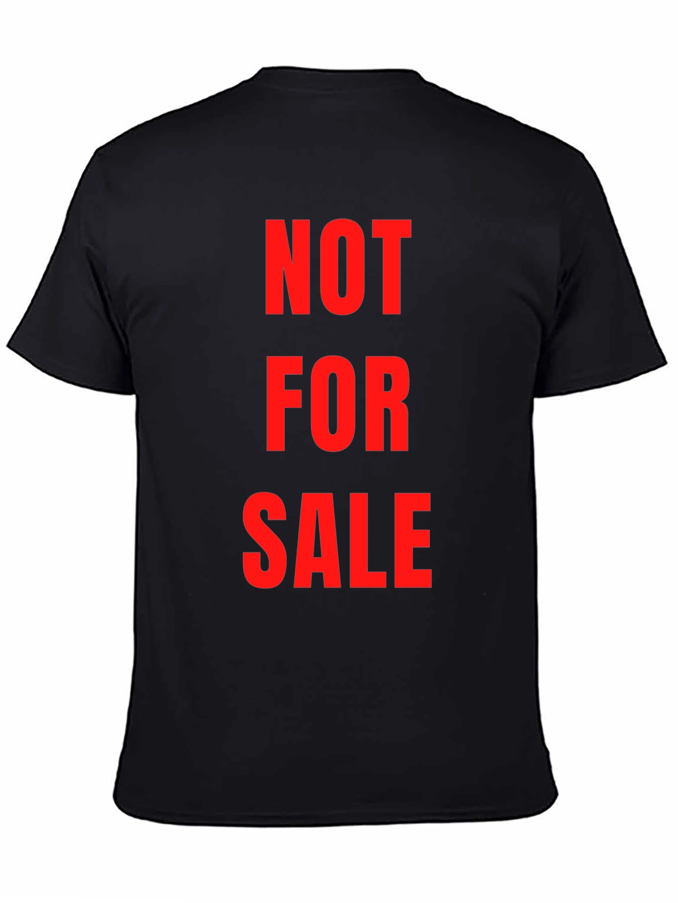 Not For Sale Black Graphic T-Shirt
