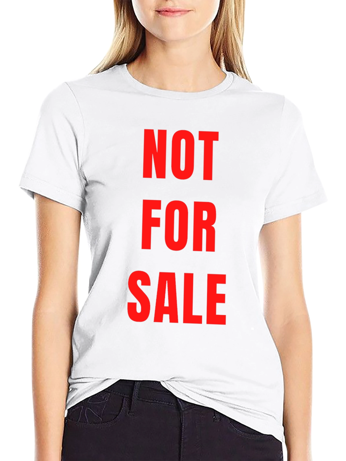 Not For Sale Black Graphic T-Shirt