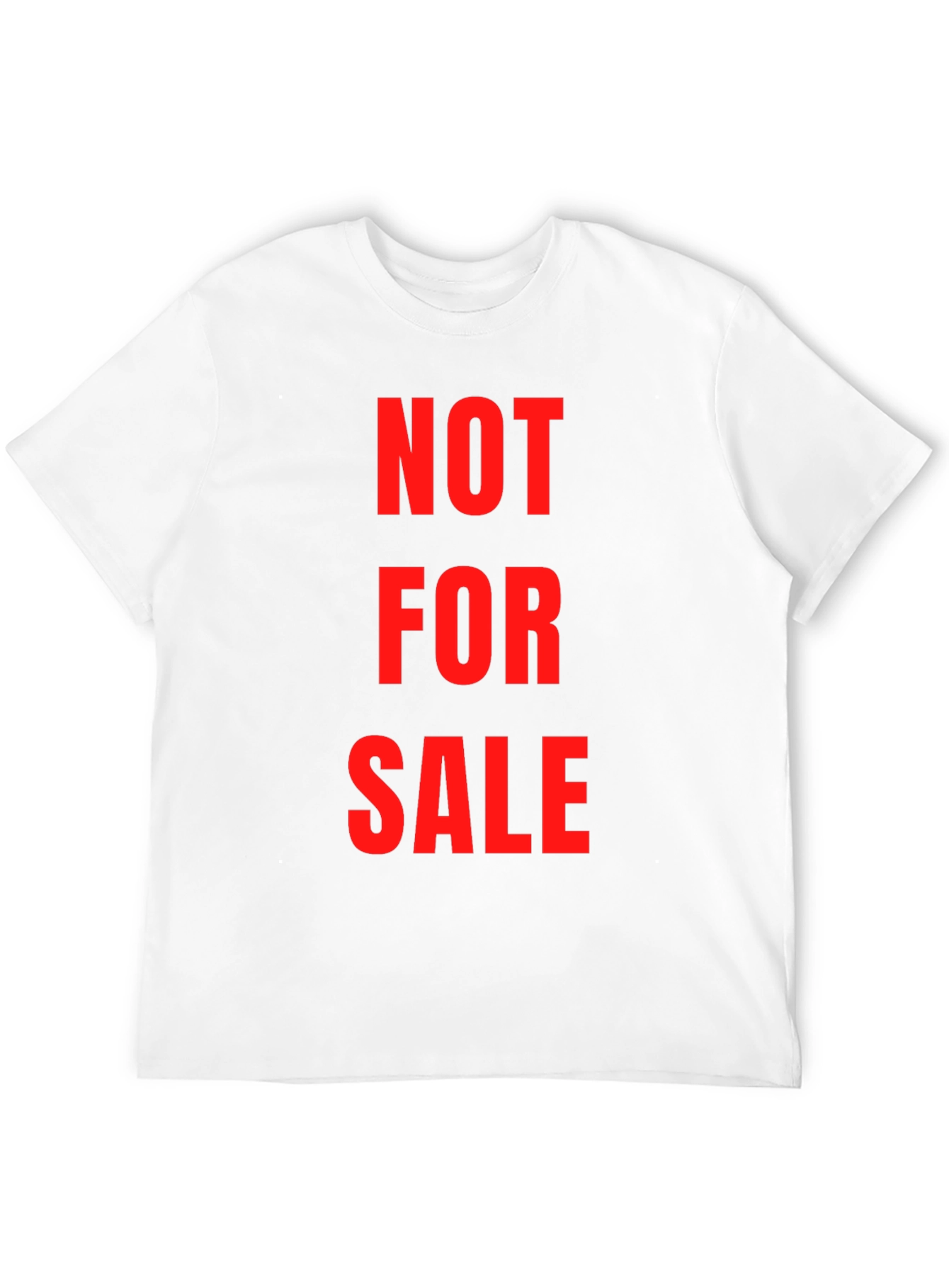 Not For Sale Black Graphic T-Shirt