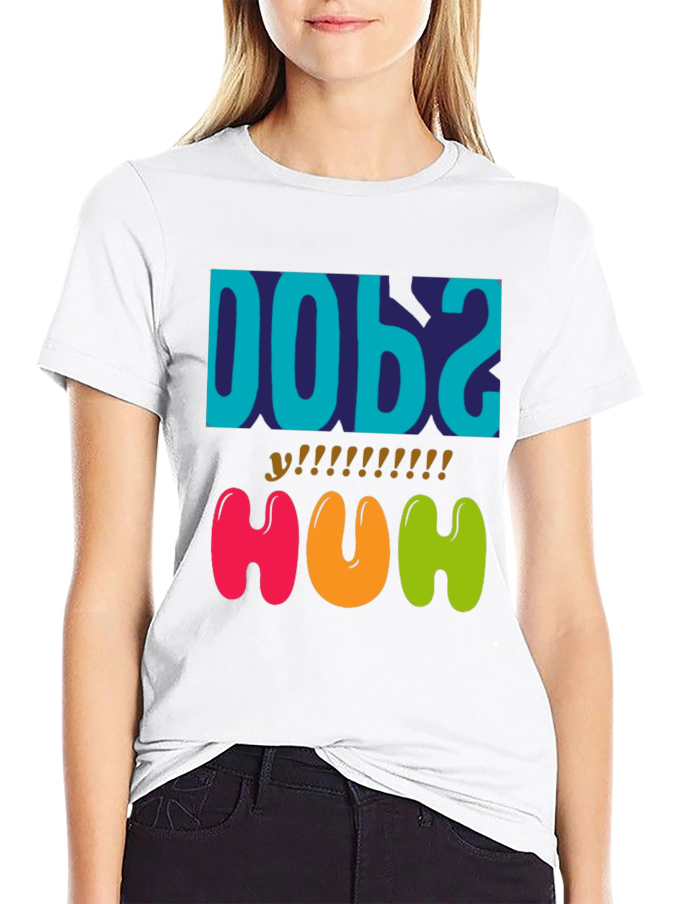 Dobs Huh? Graphic Tee - Fun Unique T-Shirt