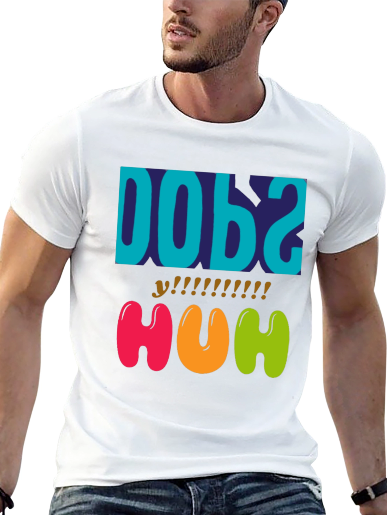 Dobs Huh? Graphic Tee - Fun Unique T-Shirt