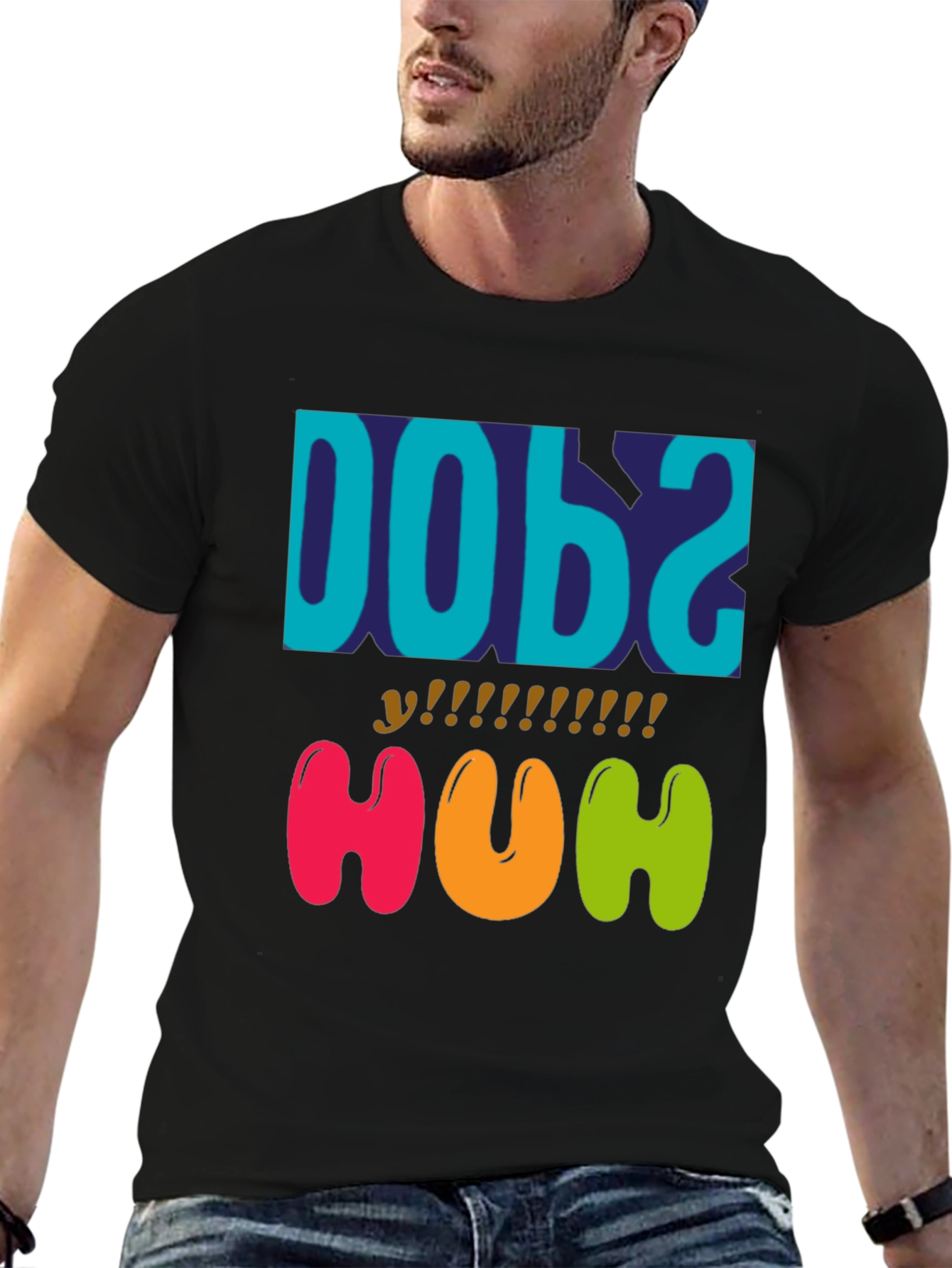 Dobs Huh? Graphic Tee - Fun Unique T-Shirt