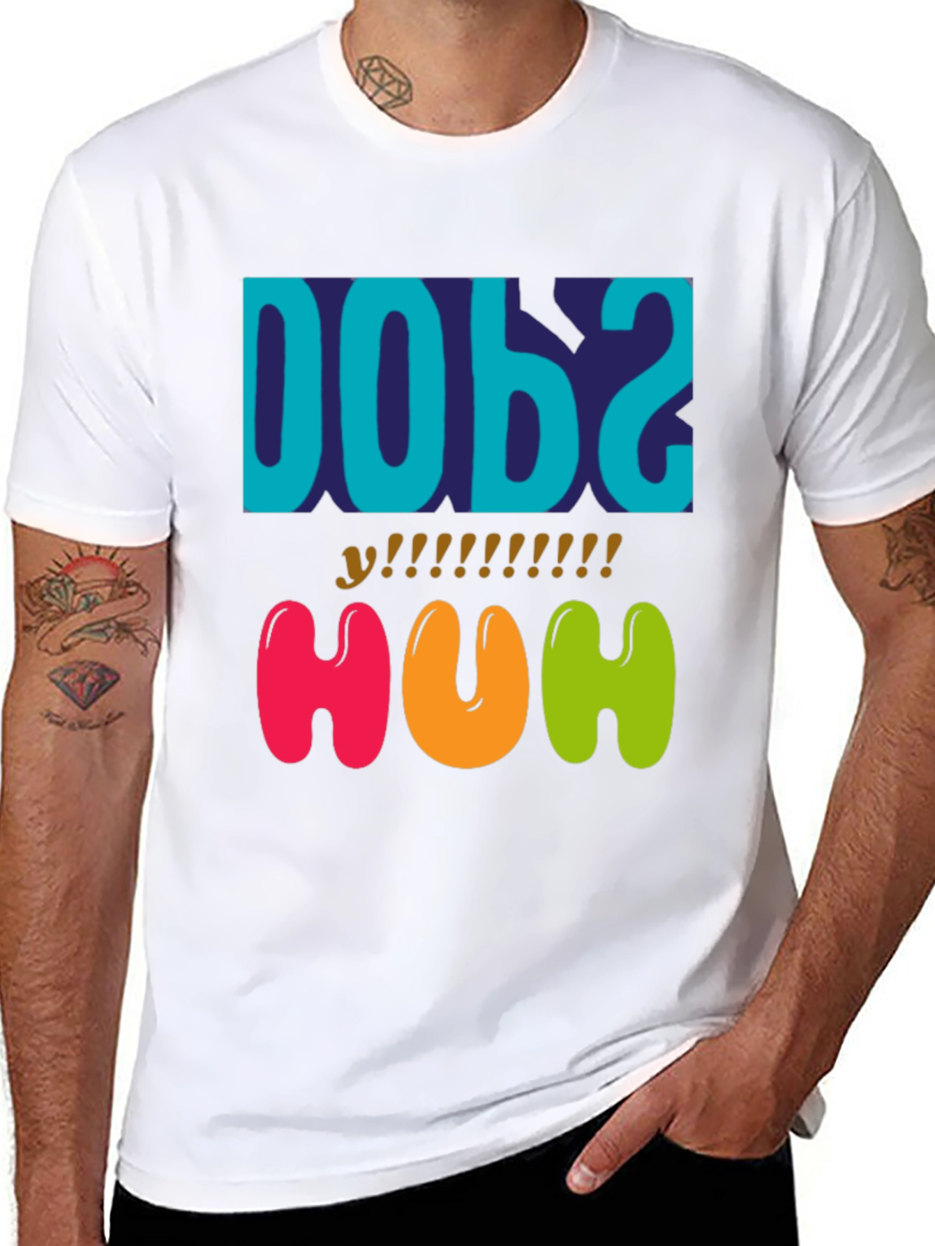 Dobs Huh? Graphic Tee - Fun Unique T-Shirt