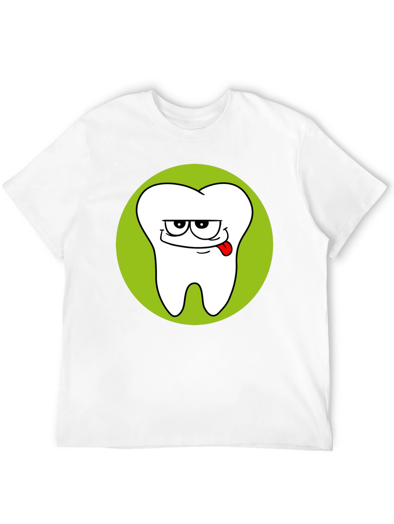 Funny Tooth Graphic Black T-Shirt