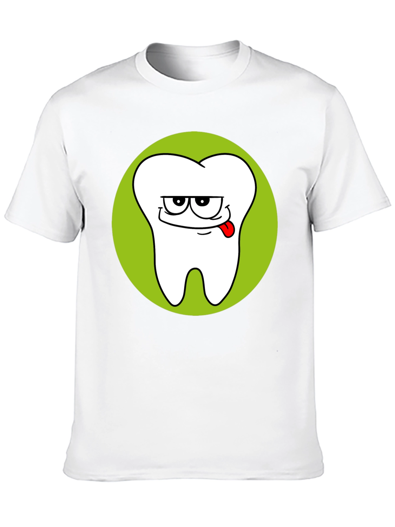 Funny Tooth Graphic Black T-Shirt