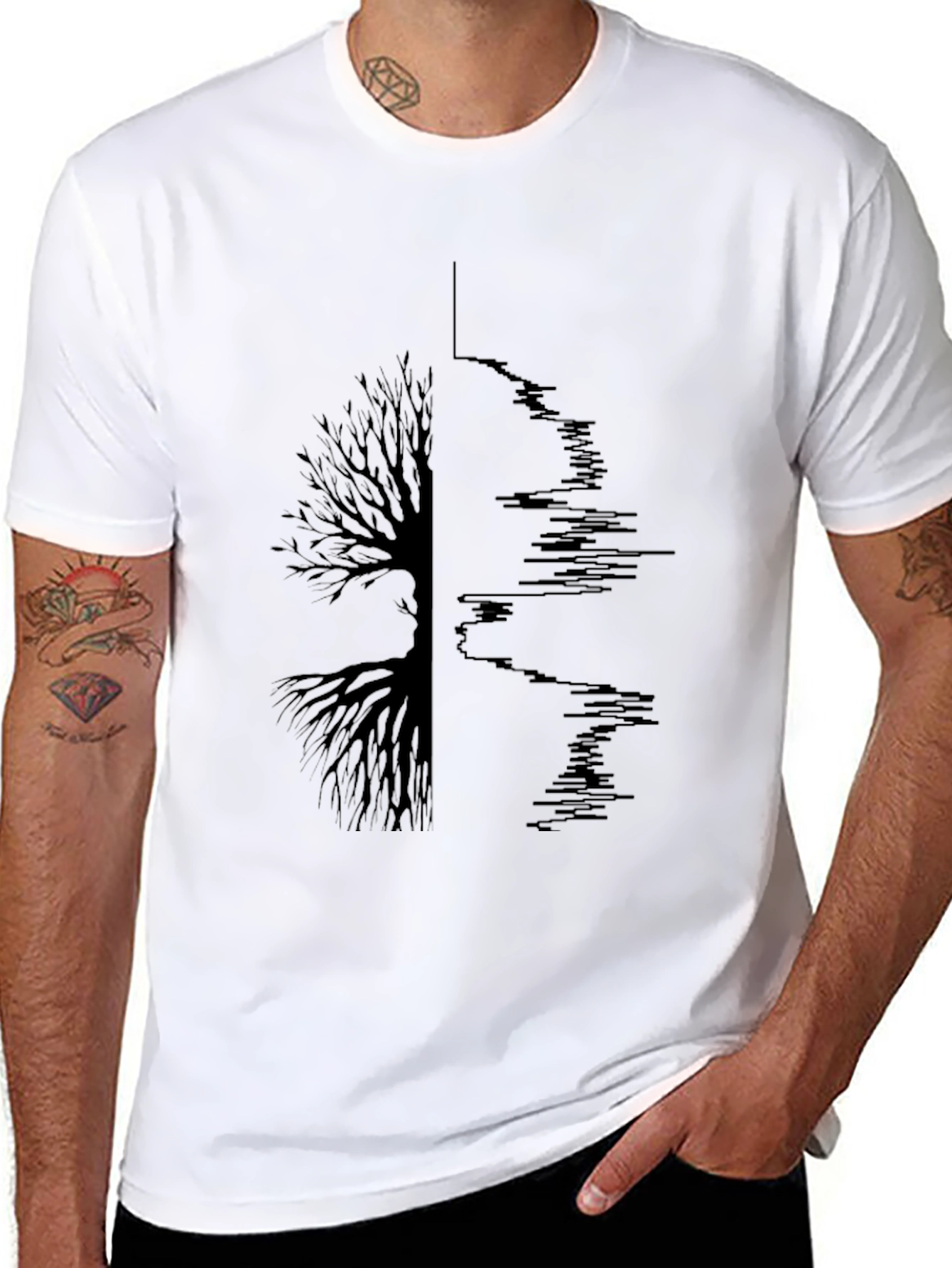 Nature Silhouette Graphic Tee