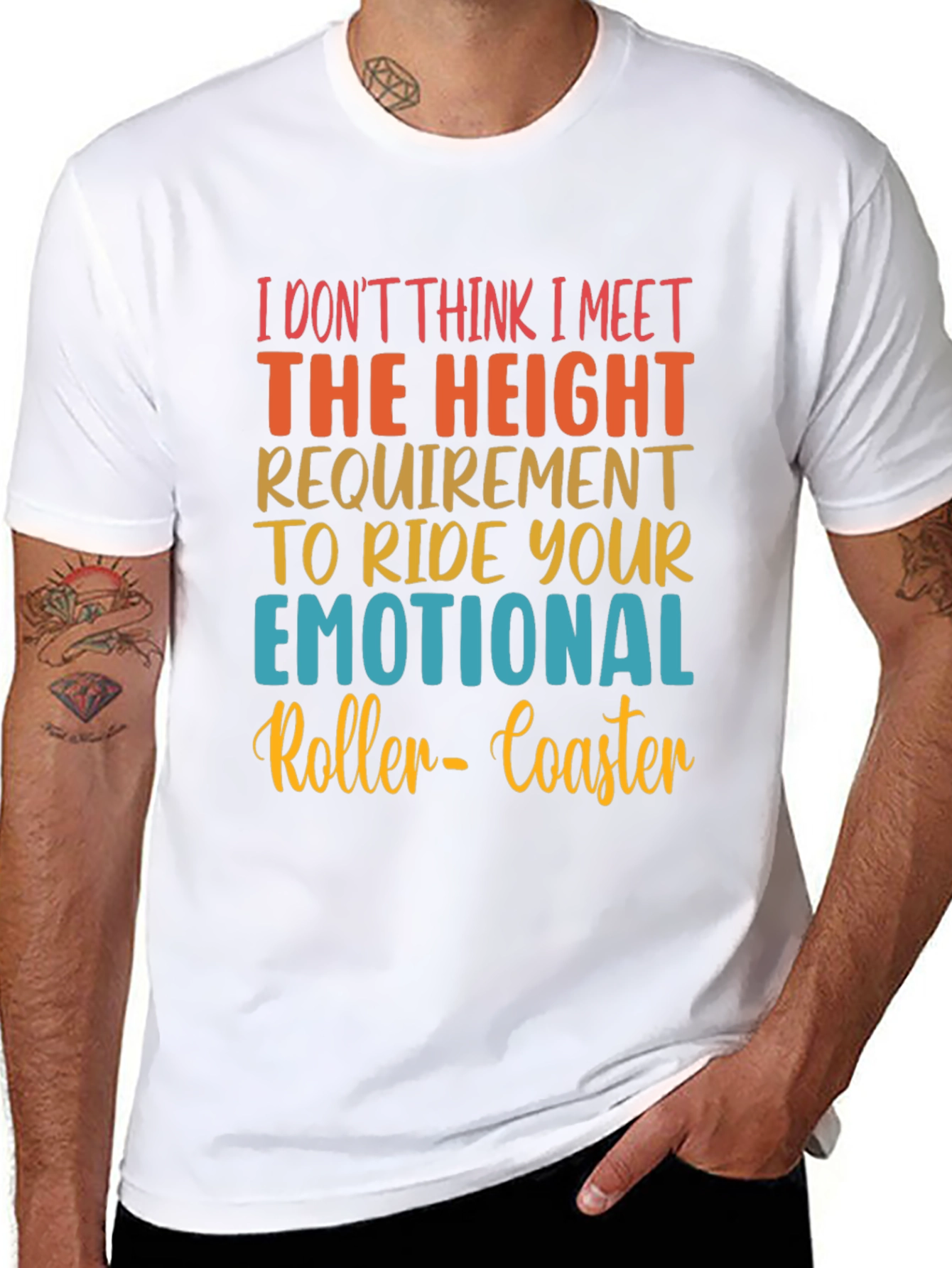 Emotional Rollercoaster T-Shirt - Funny Graphic Tee