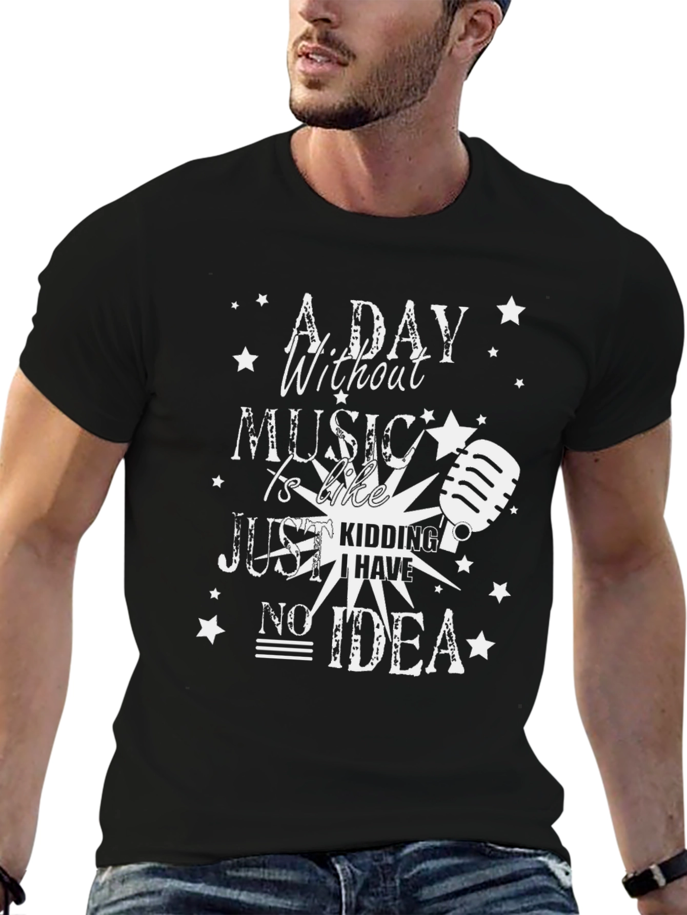 Music Lover T-Shirt: A Day Without Music Design