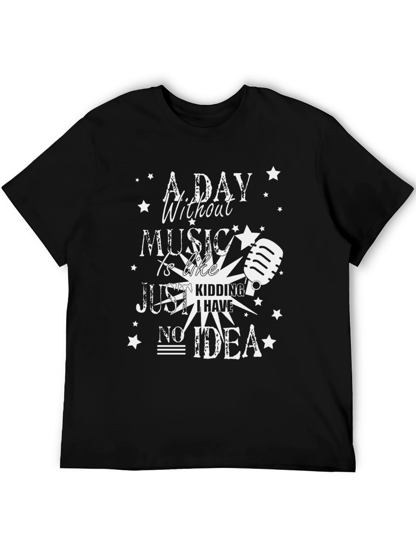 Music Lover T-Shirt: A Day Without Music Design
