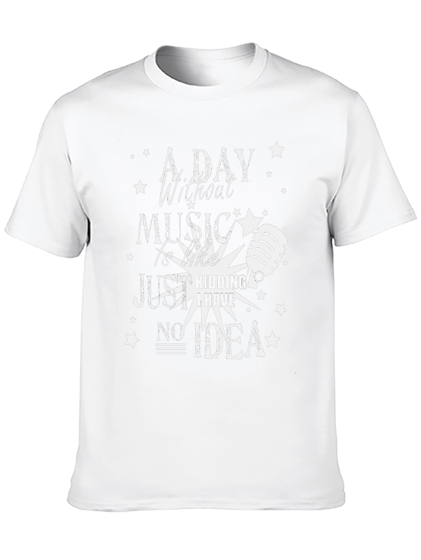 Music Lover T-Shirt: A Day Without Music Design