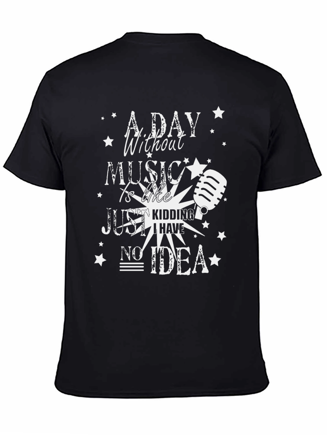 Music Lover T-Shirt: A Day Without Music Design