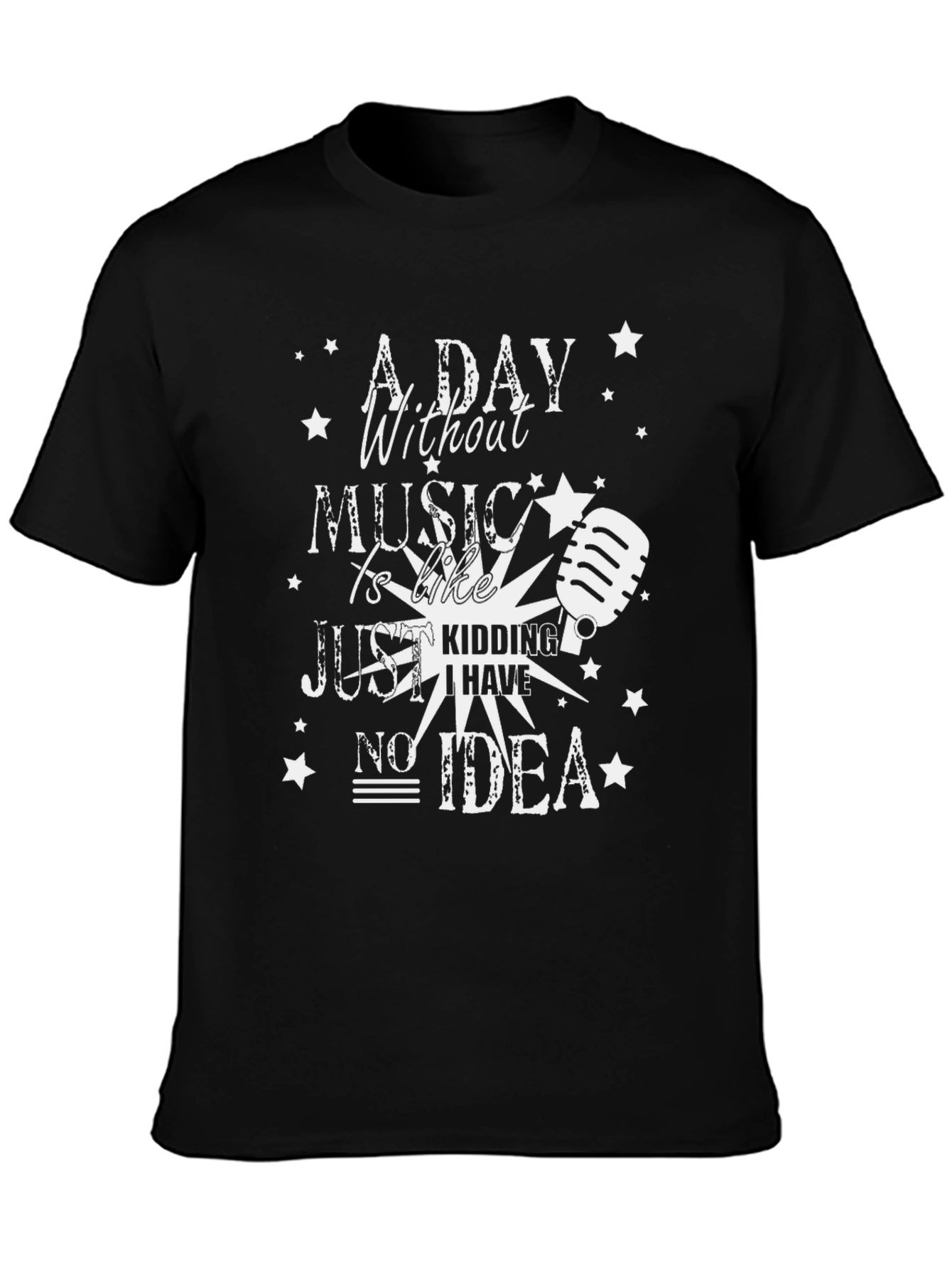 Music Lover T-Shirt: A Day Without Music Design