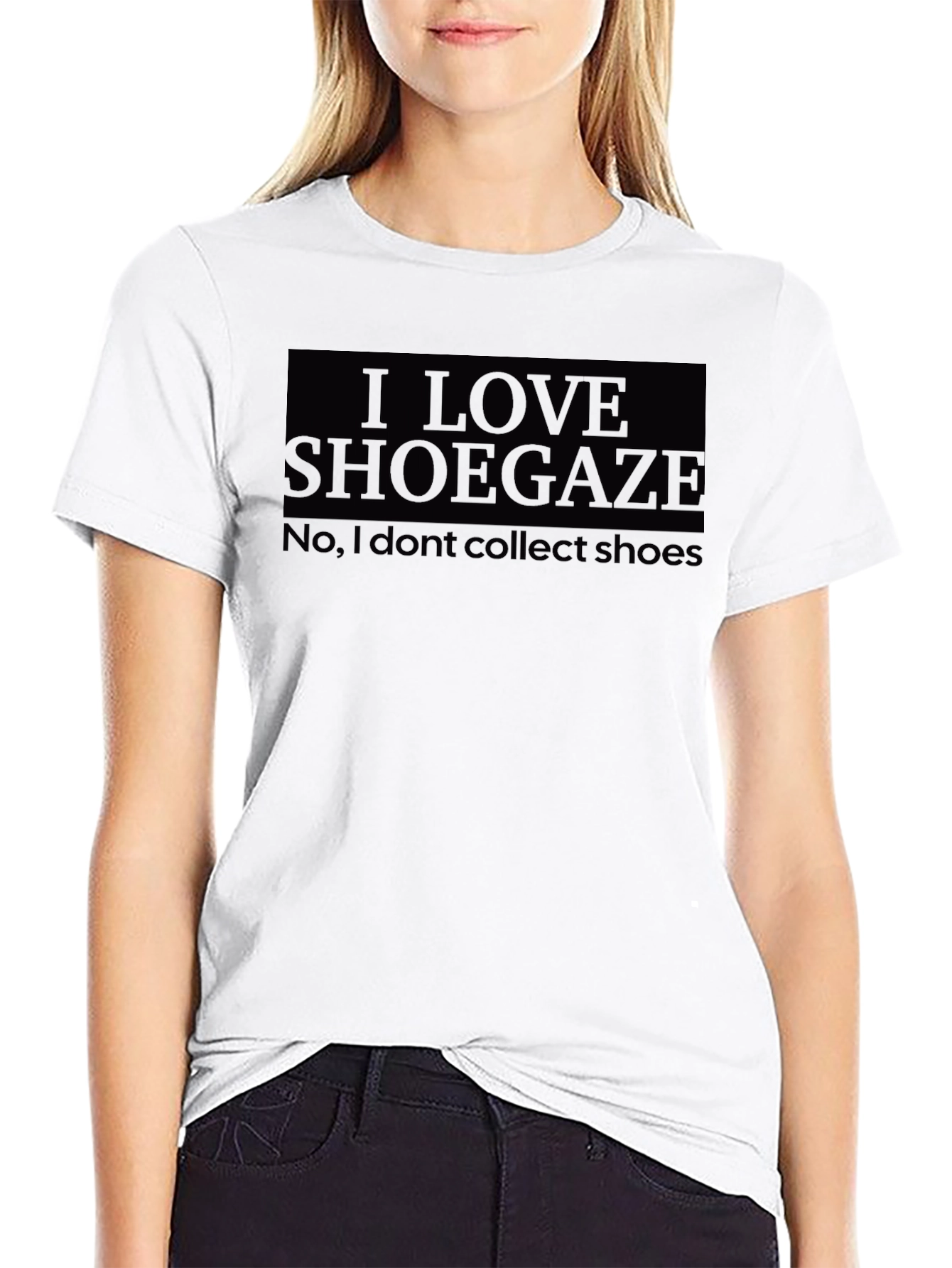 I Love Shoegaze Graphic T-Shirt - Unisex Black Tee
