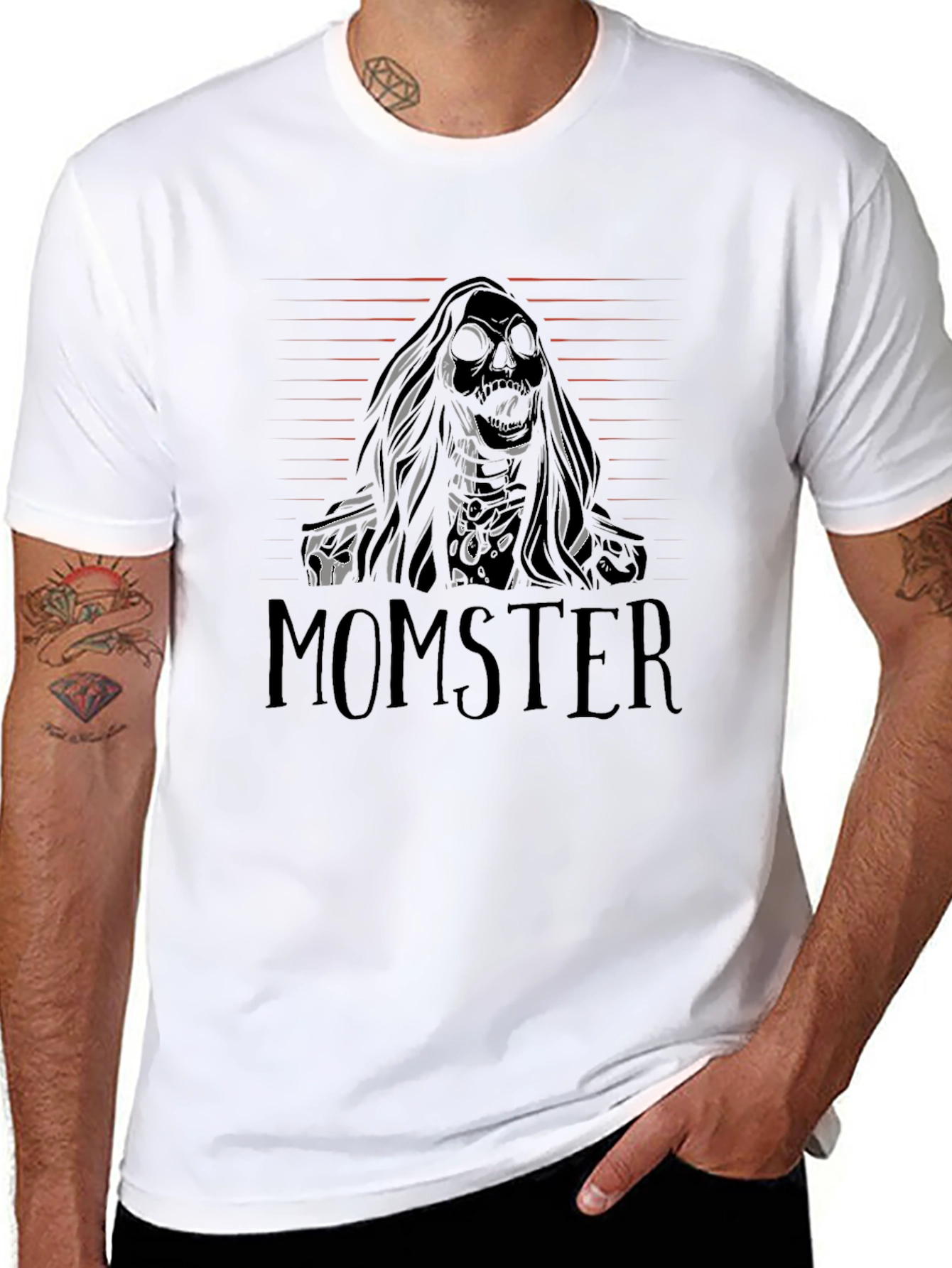 Momster Graphic T-Shirt - Dark Humor Tee