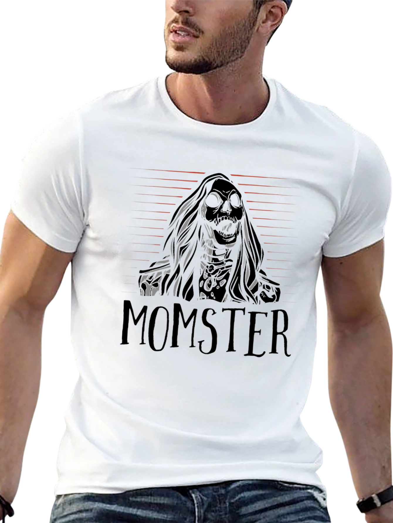 Momster Graphic T-Shirt - Dark Humor Tee