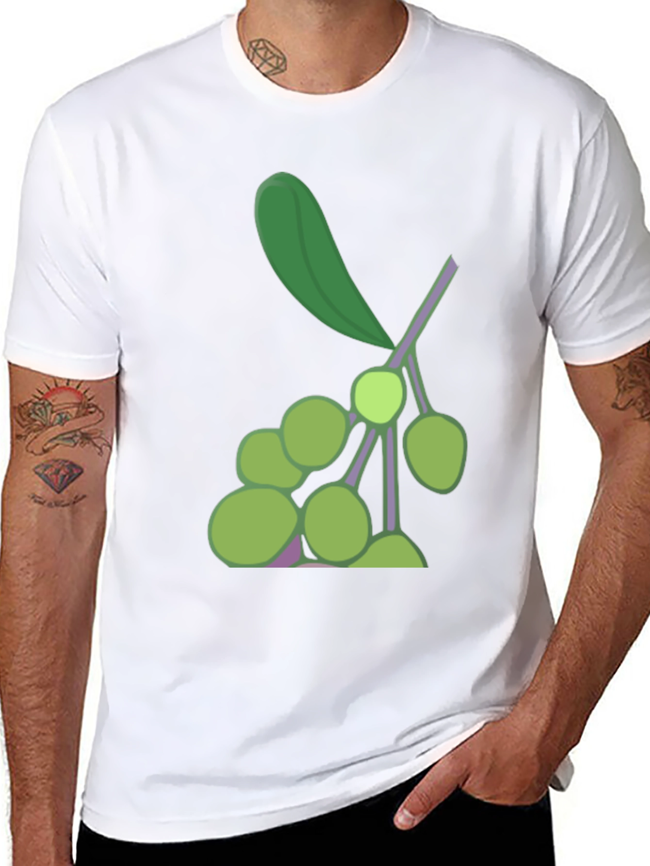Olive Branch Graphic Tee - Stylish & Unique Design
