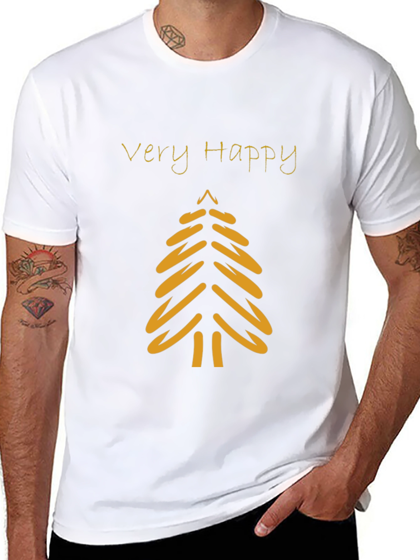 Very Happy Christmas Tree T-Shirt