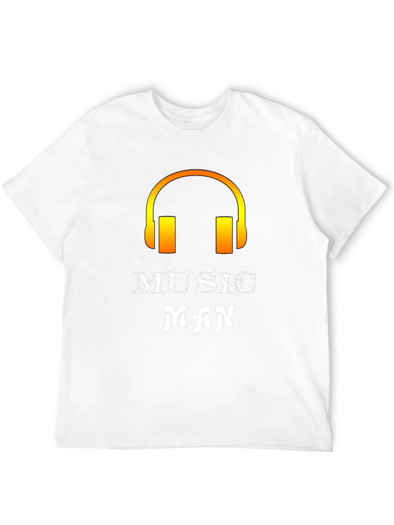 Music Man Graphic T-Shirt - Black