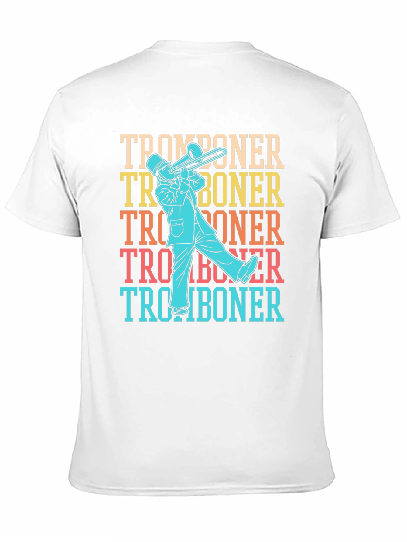 Tromboner Retro T-Shirt: Musical Instrument Tee